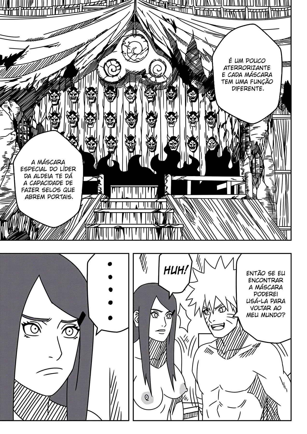 Naruto e Kushina: A Jornada da Rola Perdida em HQ Brasileiro