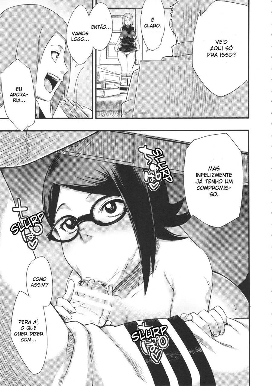 Naruto fodendo Sarada e Sakura em hentai HQ Brasileiro Naruto fodendo Sarada e Sakura em hentai HQ Brasileiro