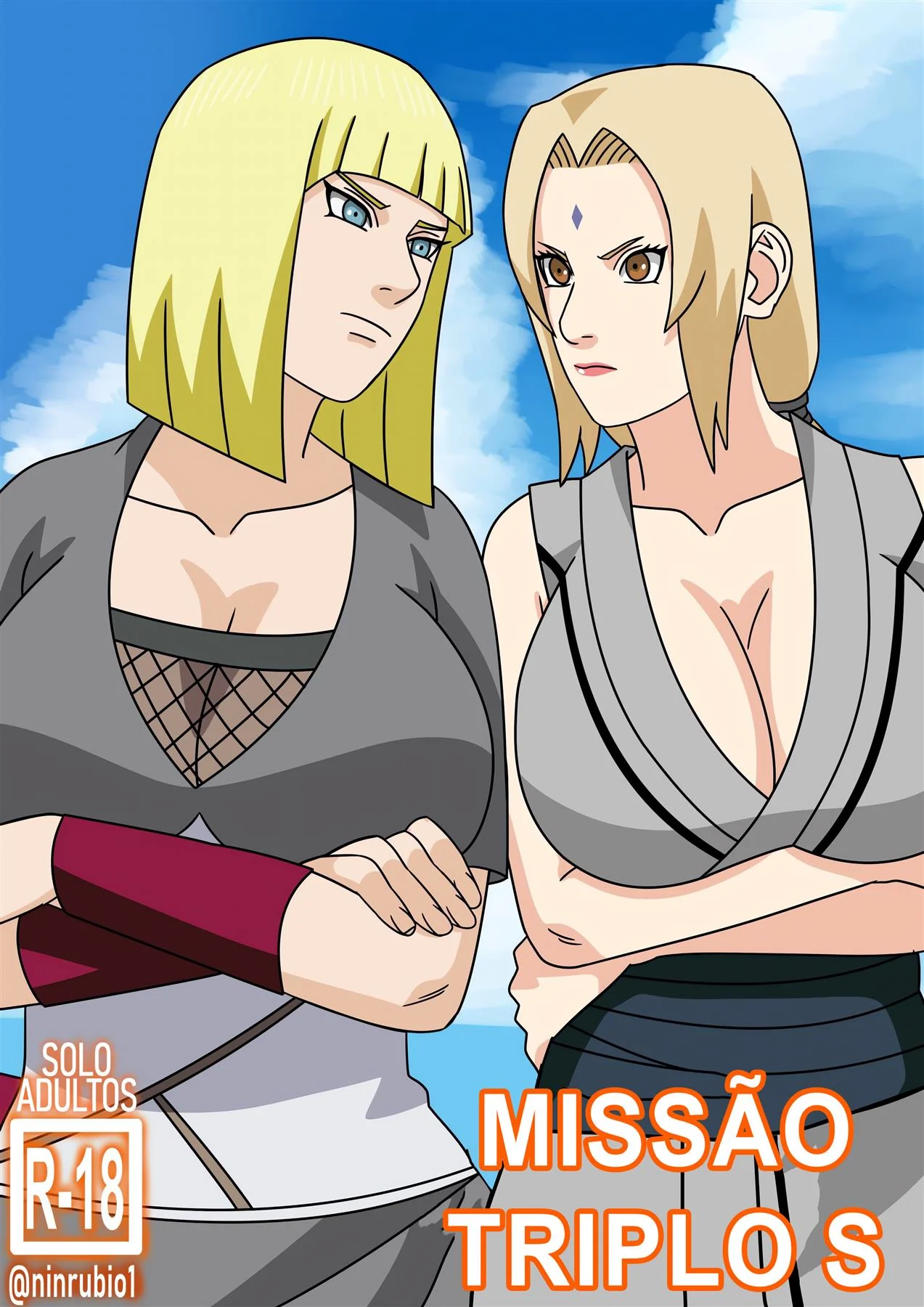 Naruto Hentai: Tsunade planeja engravidar o safado do Naruto na praia - Em Hentai HQ
