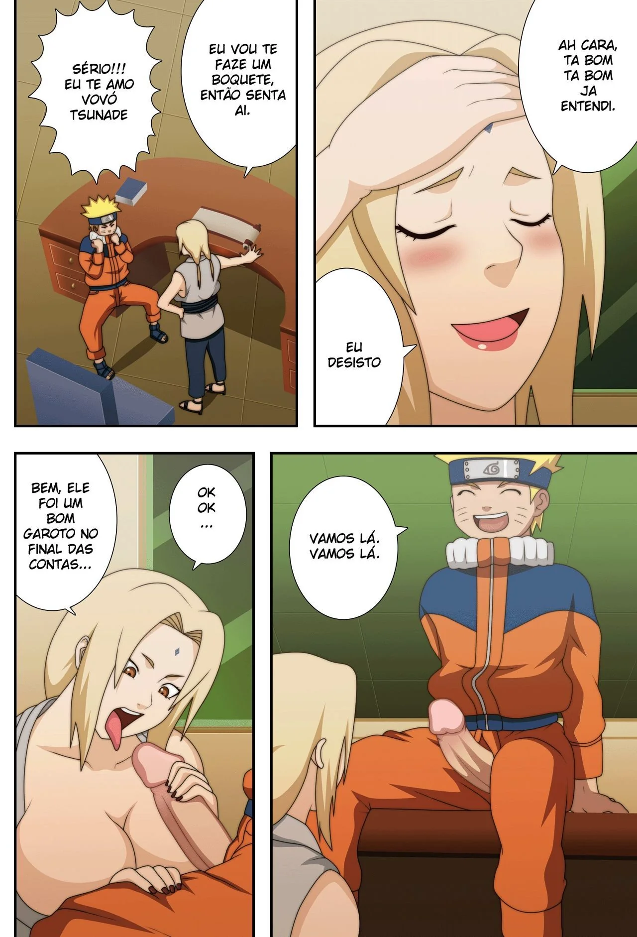 Naruto: Ninja de Peito Grande - Pedindo por uma Boa Mamada em HQ Brasileiro Naruto: Ninja de Peito Grande - Pedindo por uma Boa Mamada em HQ Brasileiro
