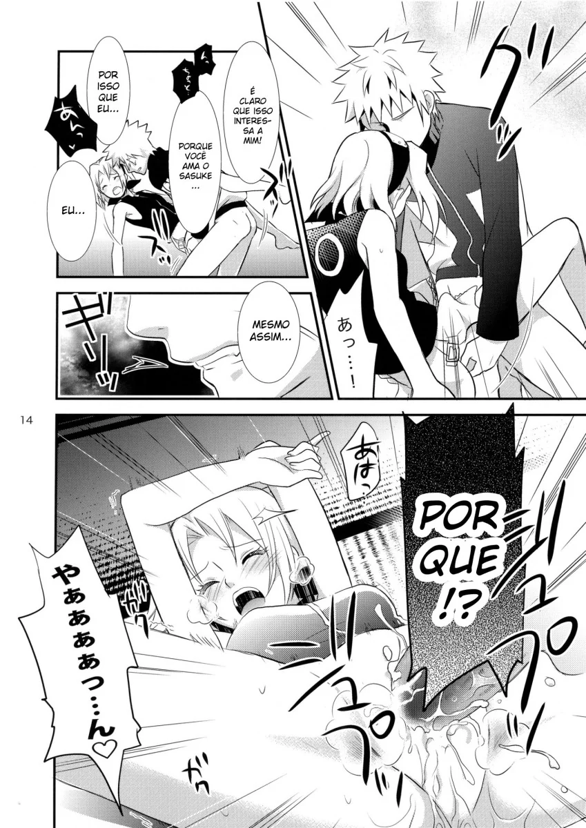 Naruto Pornô: A Virgindade da Sakura - Provando que ela é uma piranha em HQ Brasileiro