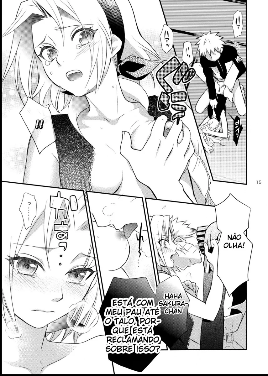 Naruto Pornô: A Virgindade da Sakura - Provando que ela é uma piranha em HQ Brasileiro