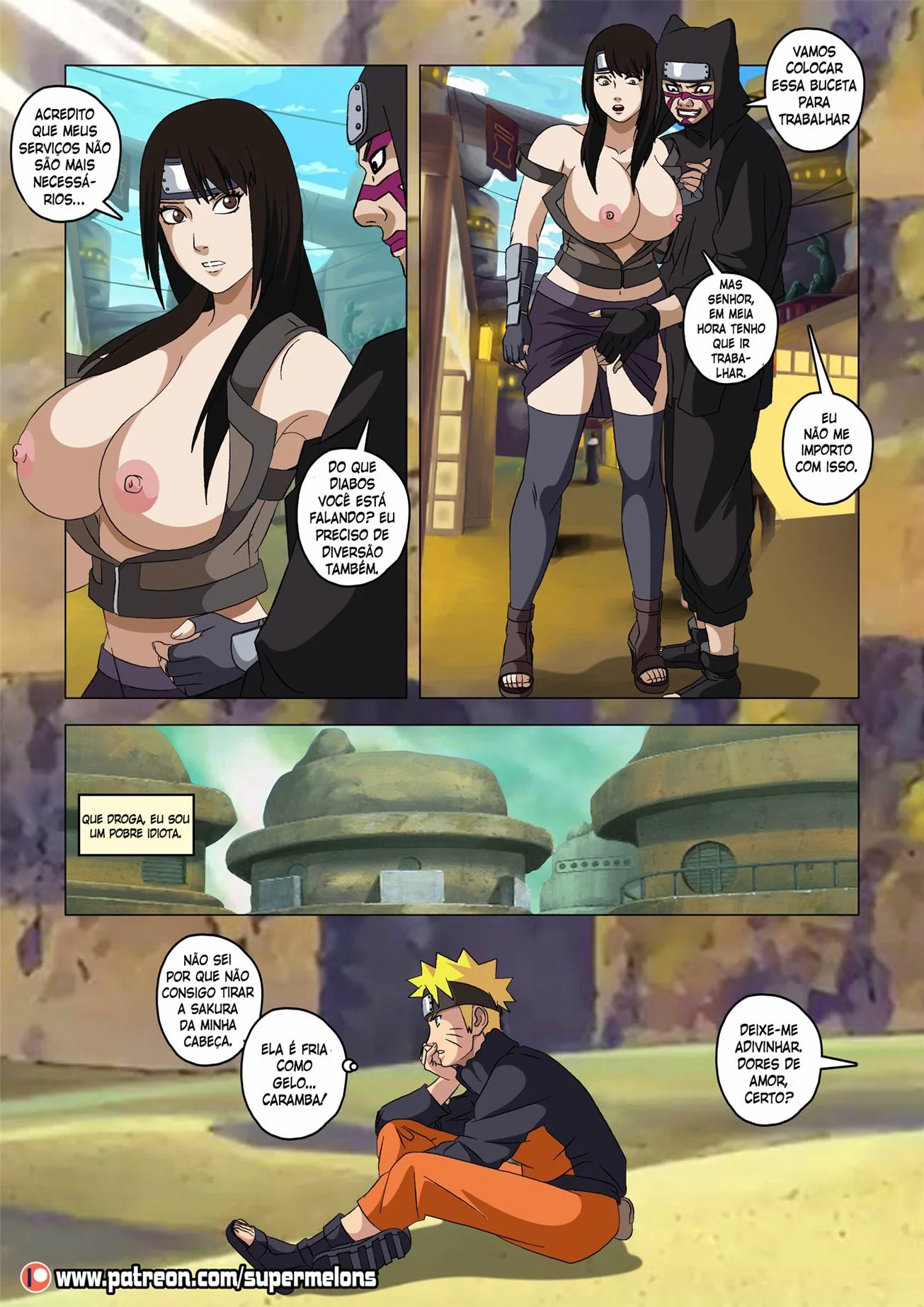 Naruto Pornô: Sakura e Ino Vadias da Vila da Areia em Hentai HQ Naruto Pornô: Sakura e Ino Vadias da Vila da Areia em Hentai HQ