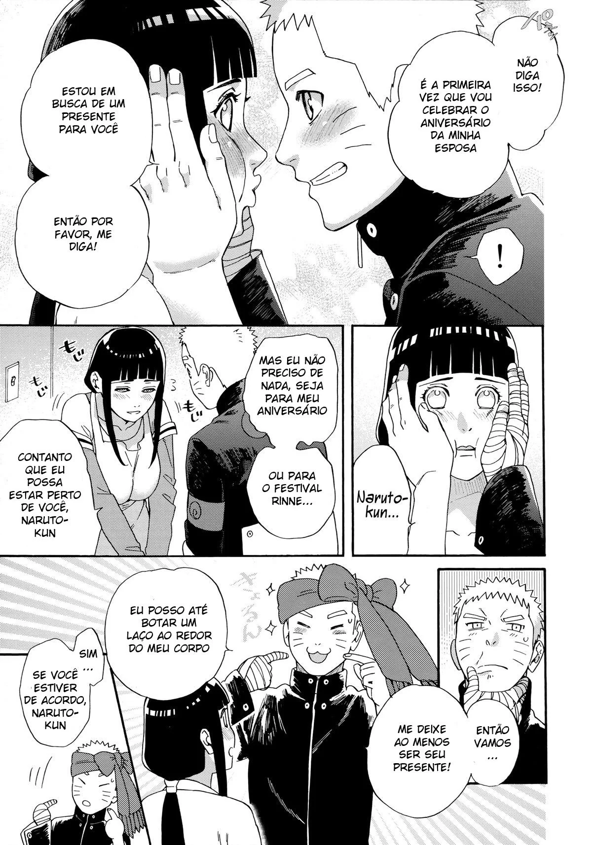 Naruto Surpreende Hinata no Aniversário de Casamento - Em Hentai HQ