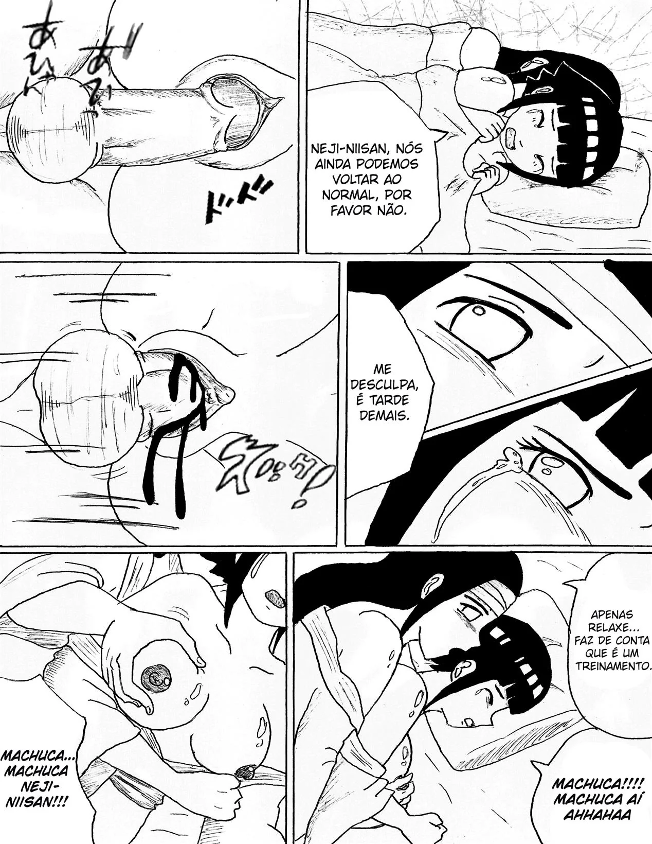 Neji se Aproxima da Irmã Piranha em Hentai HQ Brasileiro Neji se Aproxima da Irmã Piranha em Hentai HQ Brasileiro
