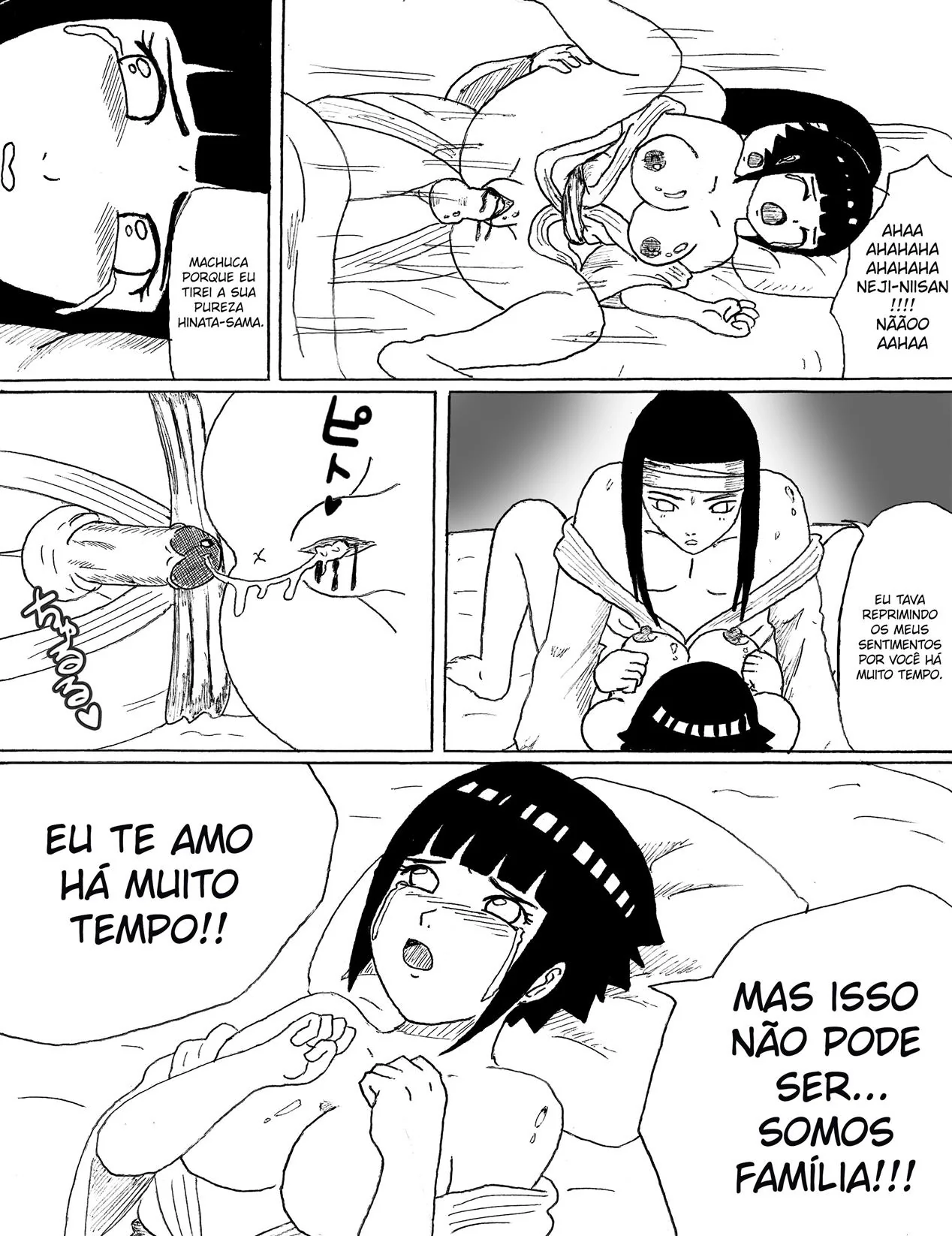 Neji se Aproxima da Irmã Piranha em Hentai HQ Brasileiro Neji se Aproxima da Irmã Piranha em Hentai HQ Brasileiro