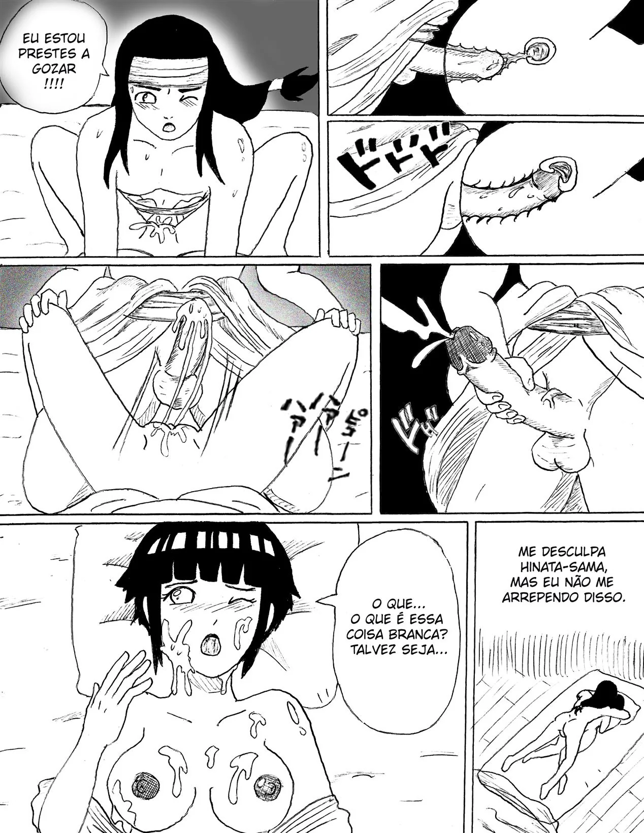 Neji se Aproxima da Irmã Piranha em Hentai HQ Brasileiro Neji se Aproxima da Irmã Piranha em Hentai HQ Brasileiro