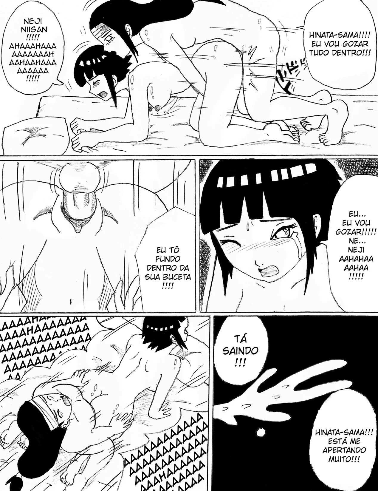 Neji se Aproxima da Irmã Piranha em Hentai HQ Brasileiro Neji se Aproxima da Irmã Piranha em Hentai HQ Brasileiro