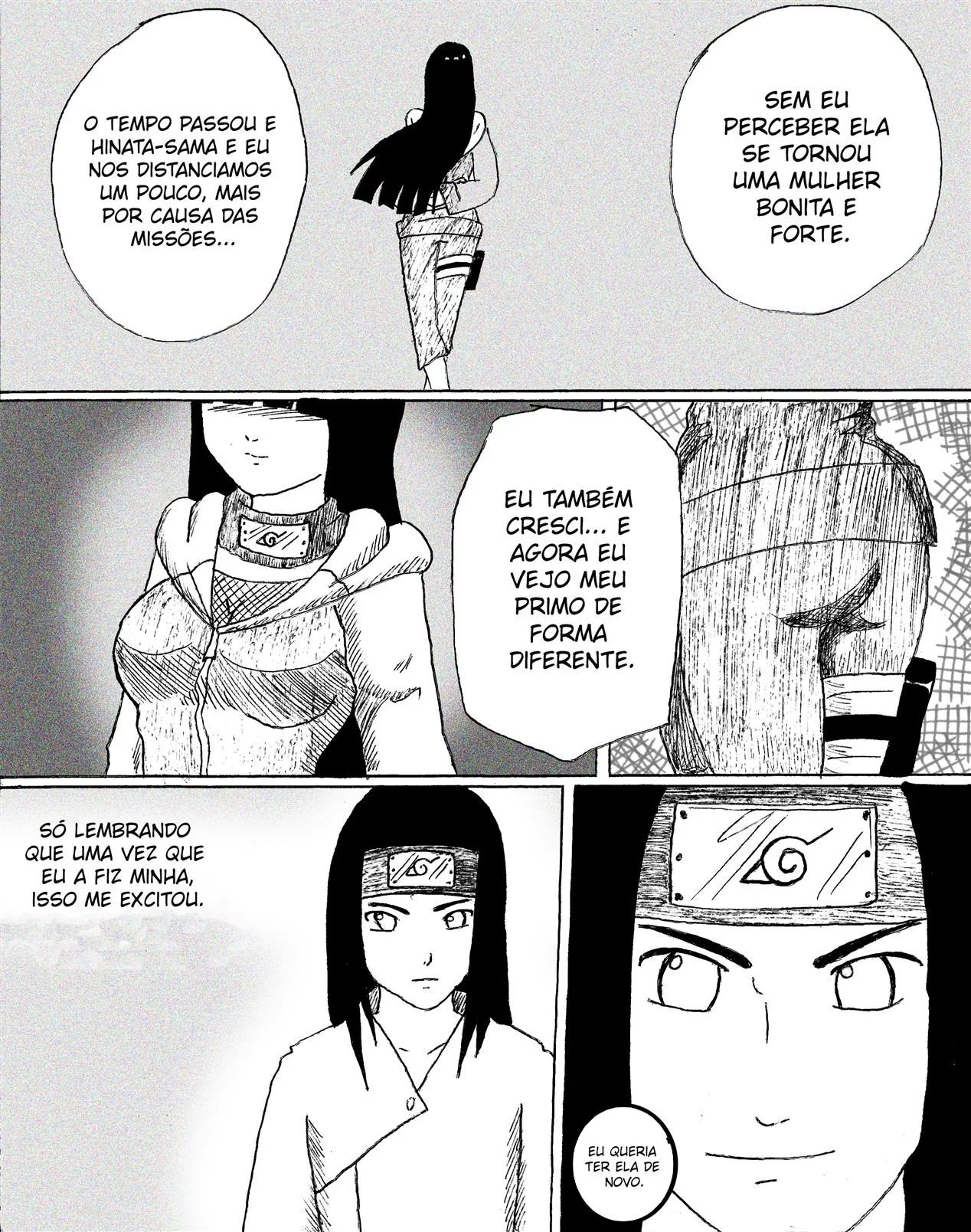 Neji se Aproxima da Irmã Piranha em Hentai HQ Brasileiro Neji se Aproxima da Irmã Piranha em Hentai HQ Brasileiro