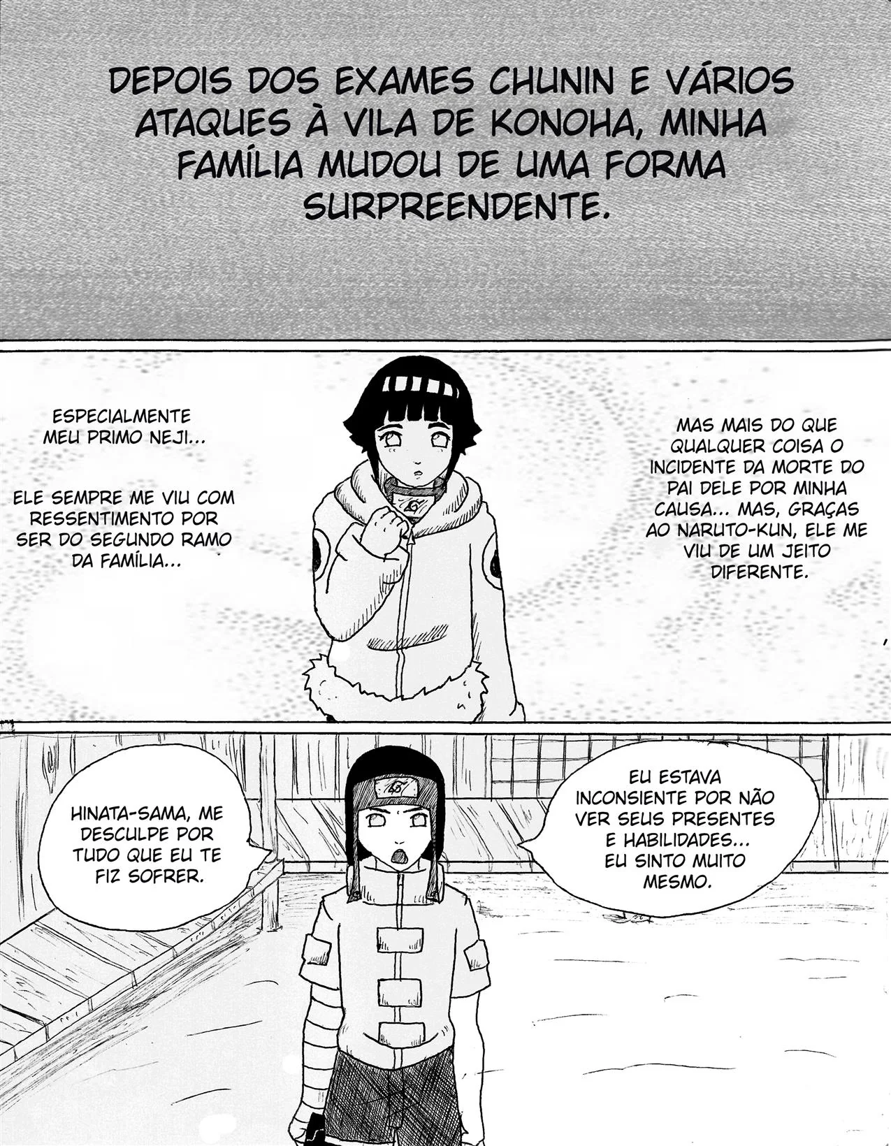 Neji se Aproxima da Irmã Piranha em Hentai HQ Brasileiro