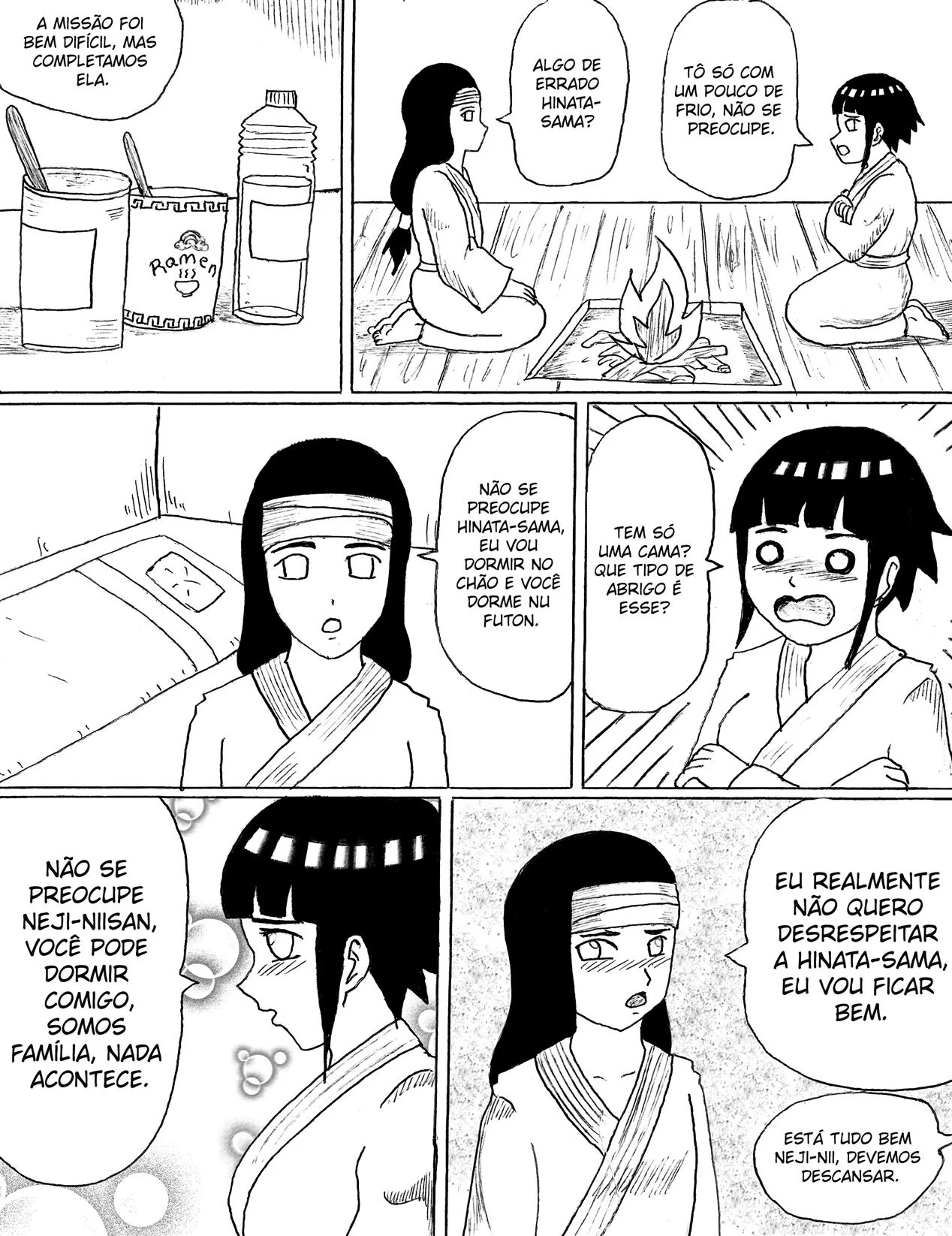 Neji se Aproxima da Irmã Piranha em Hentai HQ Brasileiro Neji se Aproxima da Irmã Piranha em Hentai HQ Brasileiro
