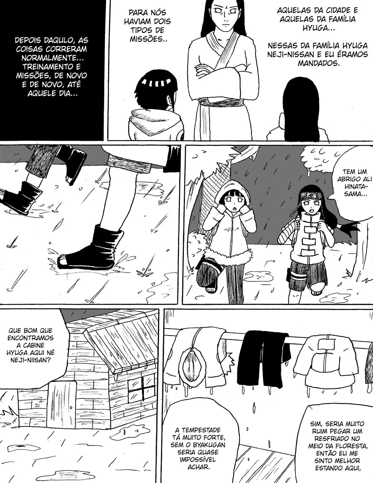 Neji se Aproxima da Irmã Piranha em Hentai HQ Brasileiro Neji se Aproxima da Irmã Piranha em Hentai HQ Brasileiro
