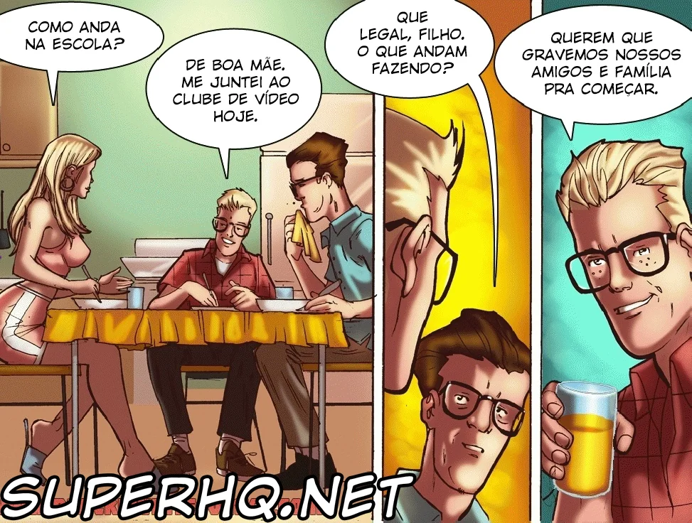 Nerd Safadinho Filma Putaria dos Pais em HQ Brasileiro Nerd Safadinho Filma Putaria dos Pais em HQ Brasileiro