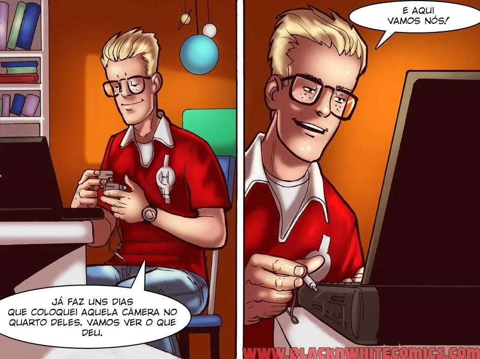 Nerd Safadinho Filma Putaria dos Pais em HQ Brasileiro Nerd Safadinho Filma Putaria dos Pais em HQ Brasileiro