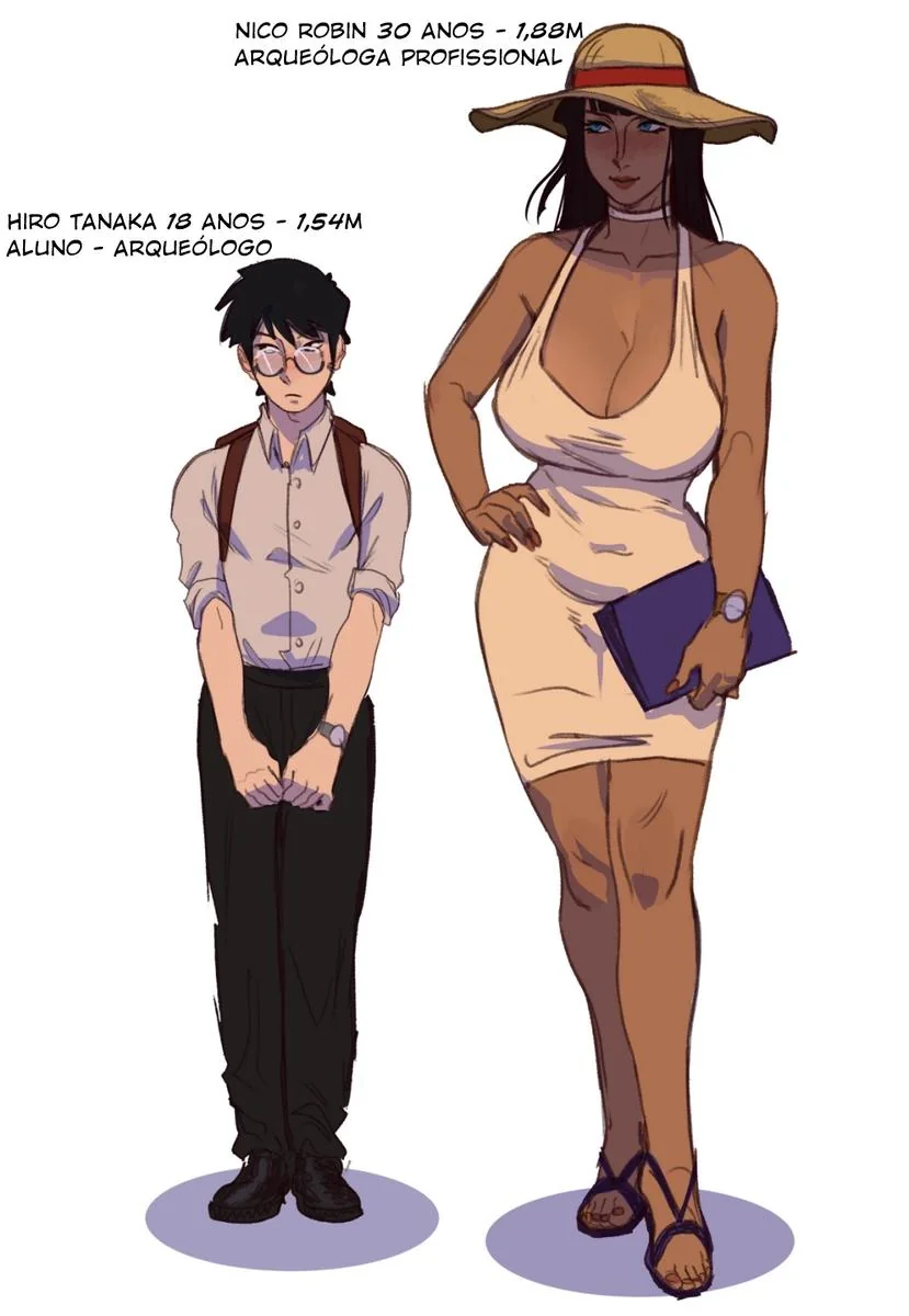 Nico Robin, a Professora Piranha de One Piece, Dando a Buceta em HQ Brasileiro