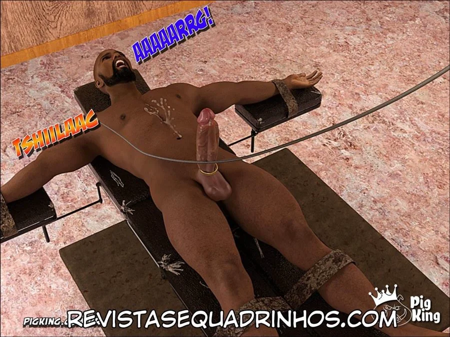 Nininho e o Negro Dotado em uma Aventura Sadomasoquista - Putaria de Tirar o Fôlego em Hentai HQ Brasileiro