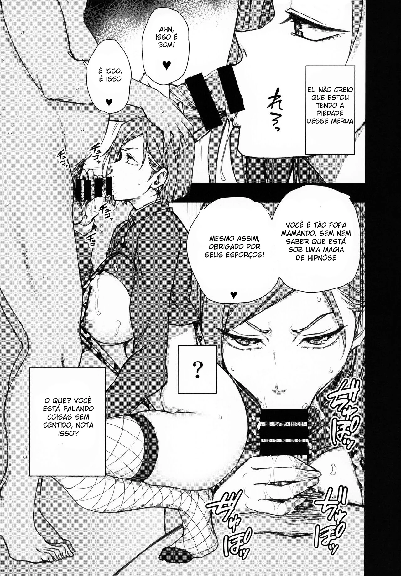 Nobara: Piranha Vira Puta e &eacute; Enchida de Porra - Em Hentai HQ Brasileiro