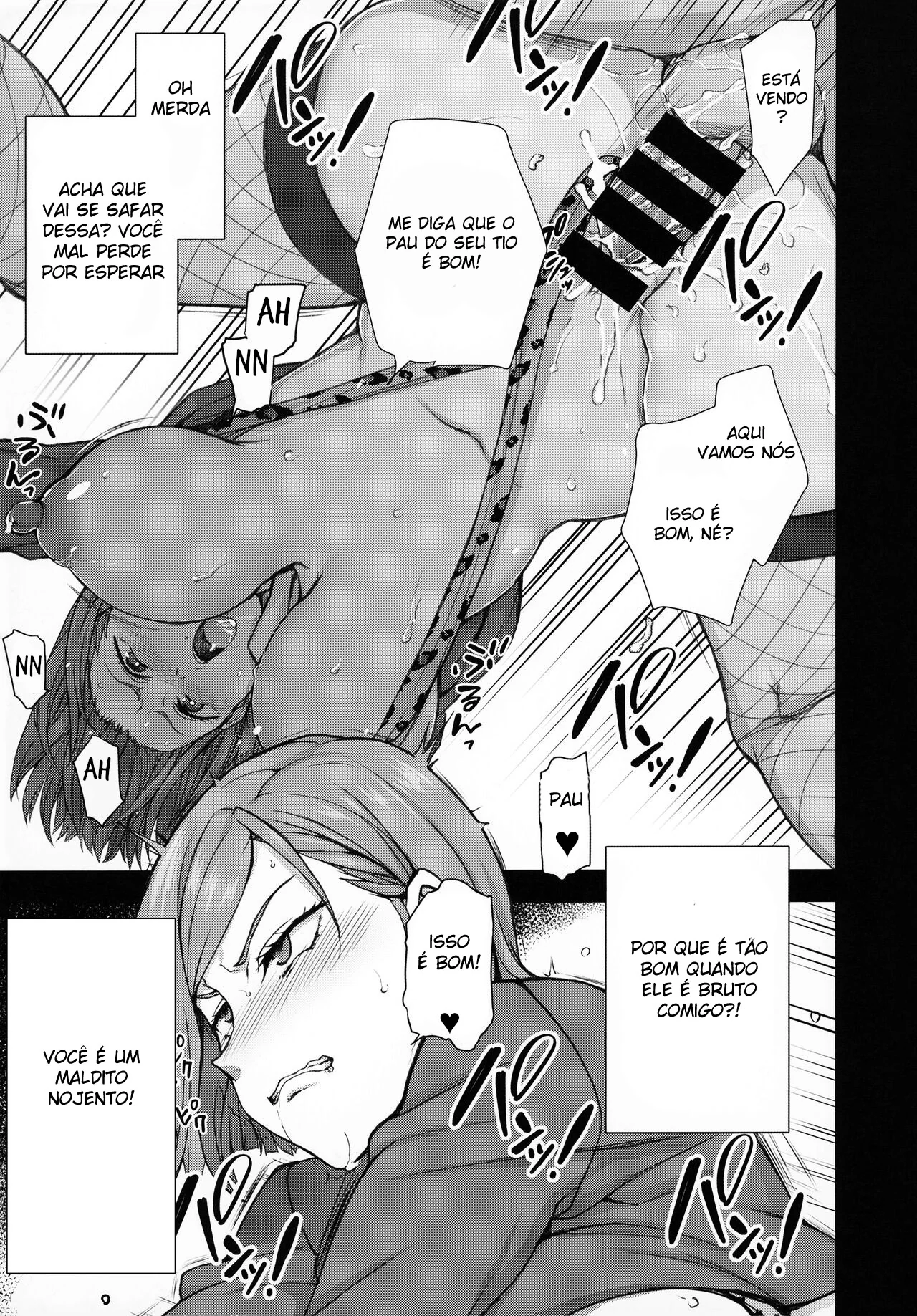 Nobara: Piranha Vira Puta e &eacute; Enchida de Porra - Em Hentai HQ Brasileiro