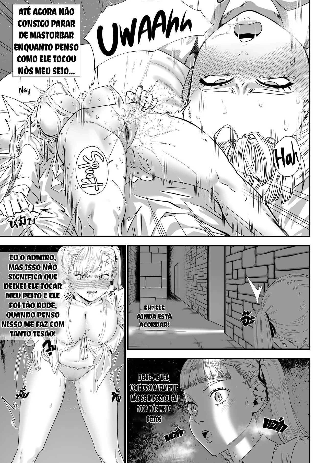 Noelle, a piranha de Black Clover, louca por pica em HQ Porn Brasileiro