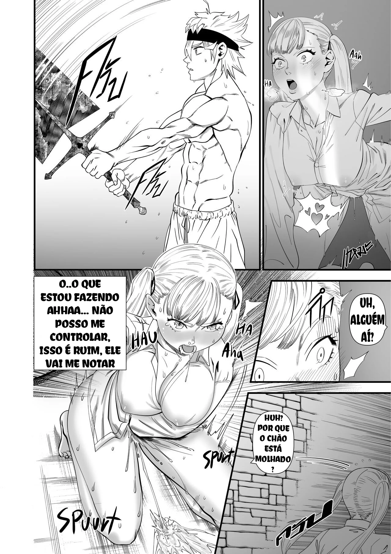 Noelle, a piranha de Black Clover, louca por pica em HQ Porn Brasileiro