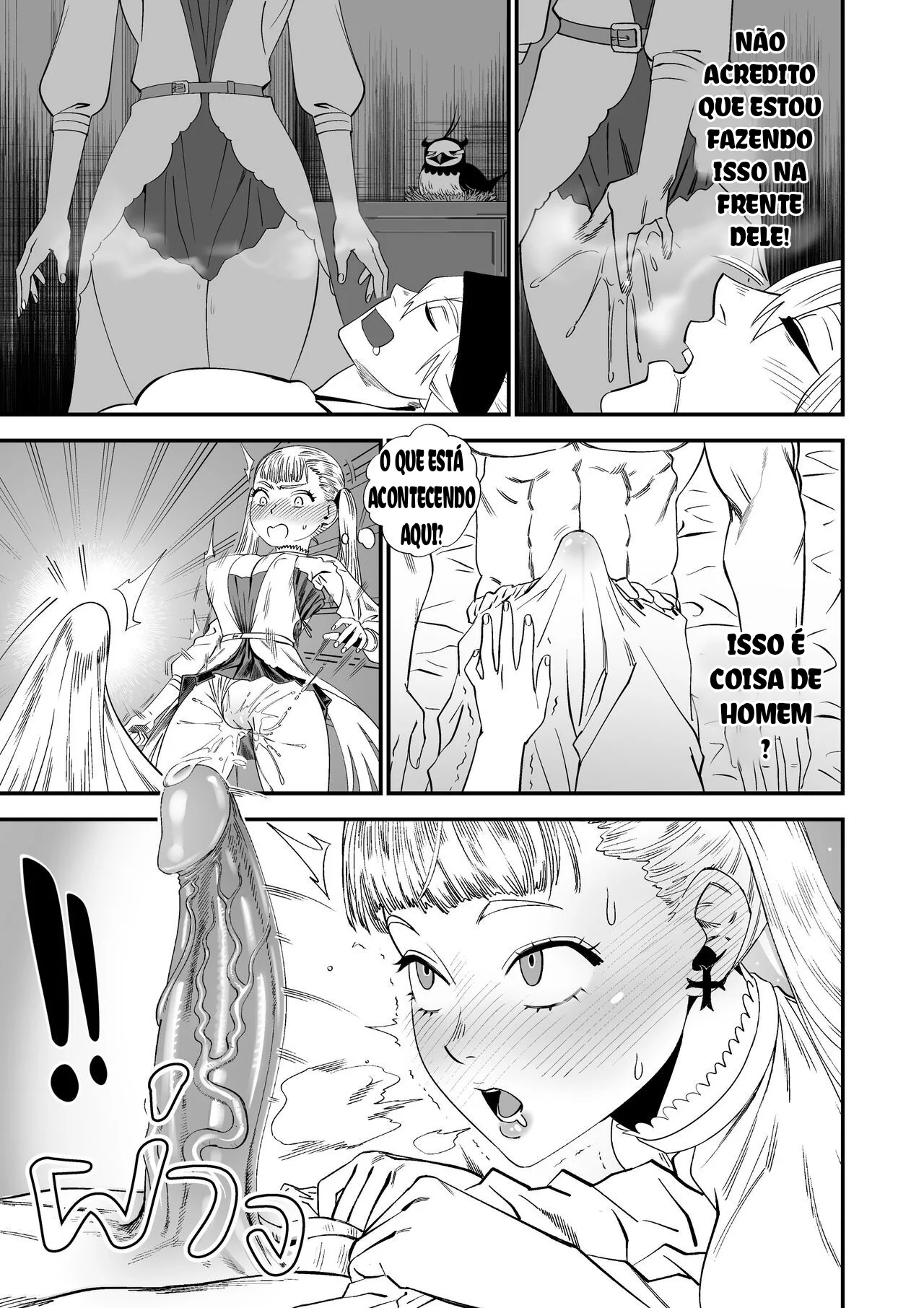 Noelle, a piranha de Black Clover, louca por pica em HQ Porn Brasileiro