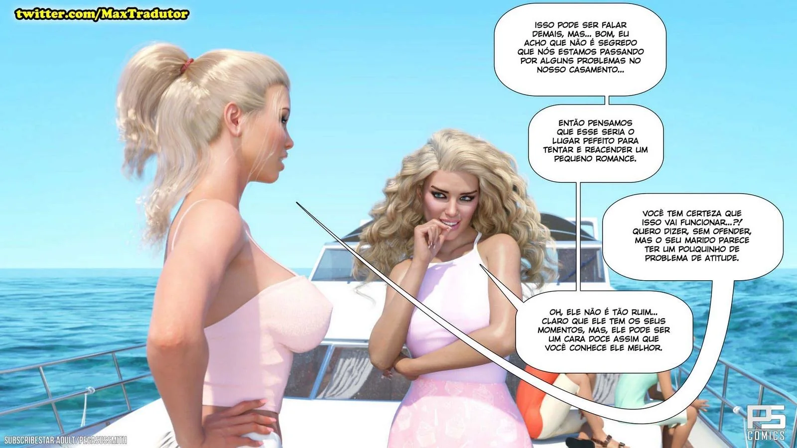 Nudist Resort: Suruba na Ilha da Putaria - Kelly e sua irmã Brandi no meio de muita pica em HQ Brasileiro Nudist Resort: Suruba na Ilha da Putaria - Kelly e sua irmã Brandi no meio de muita pica em HQ Brasileiro