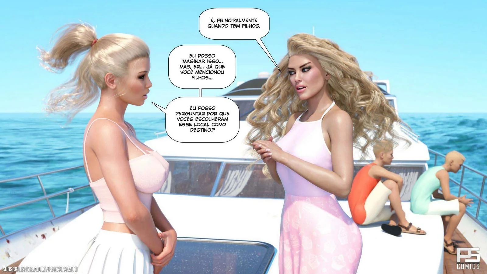 Nudist Resort: Suruba na Ilha da Putaria - Kelly e sua irmã Brandi no meio de muita pica em HQ Brasileiro Nudist Resort: Suruba na Ilha da Putaria - Kelly e sua irmã Brandi no meio de muita pica em HQ Brasileiro