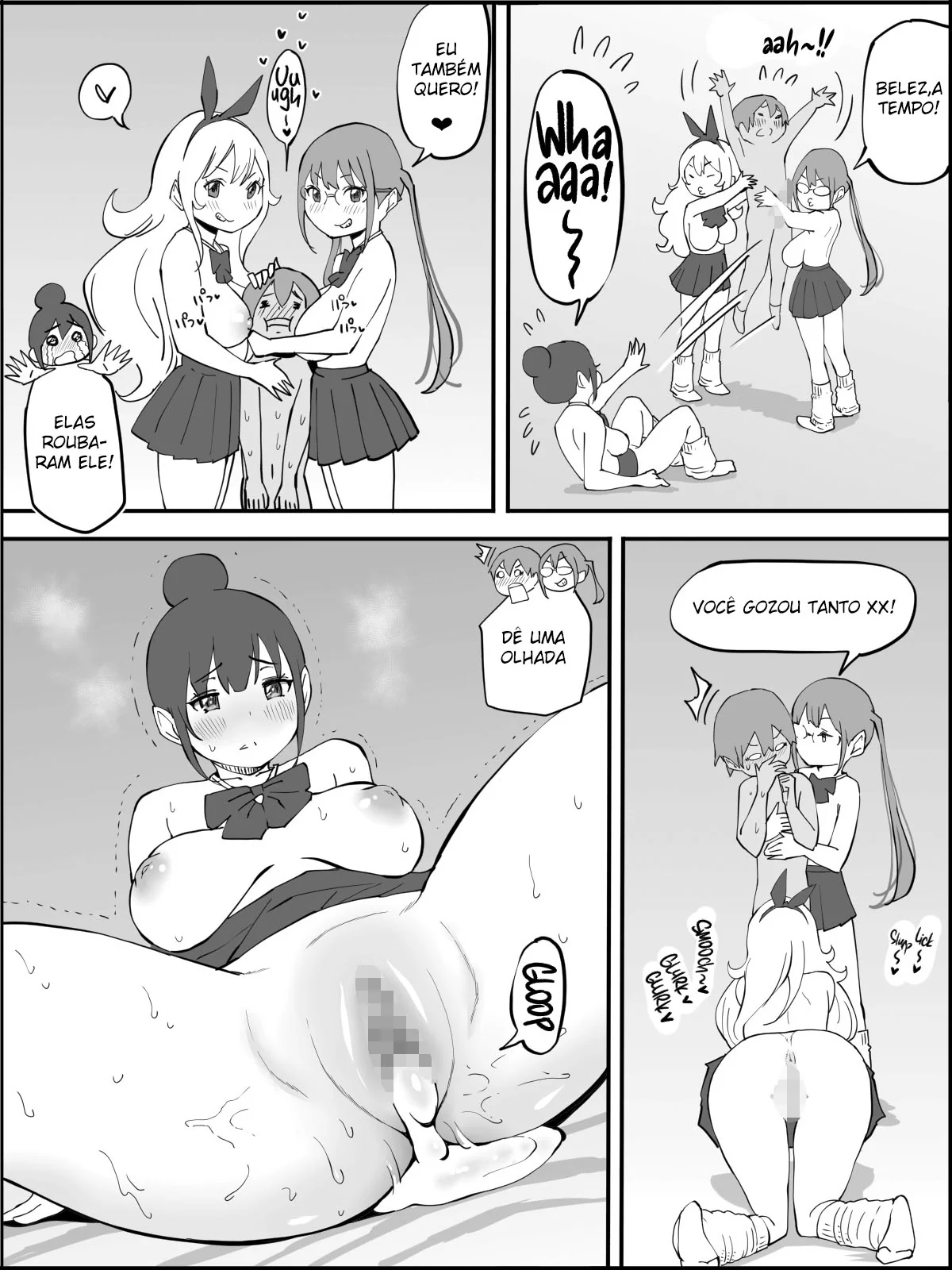 O Harém do Sortudo: Aventuras Escaldantes em Hentai HQ Brasileiro