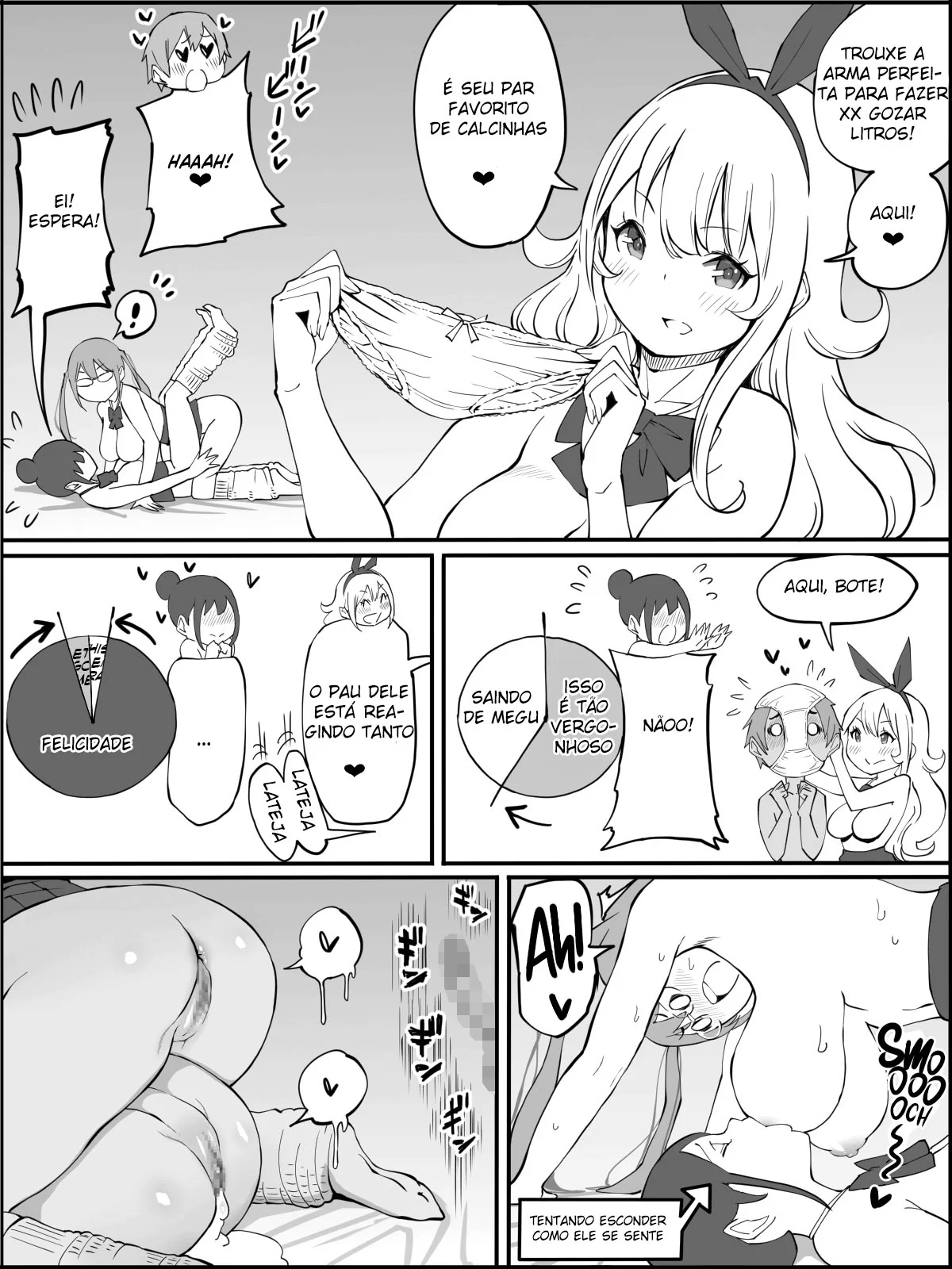 O Harém do Sortudo: Aventuras Escaldantes em Hentai HQ Brasileiro