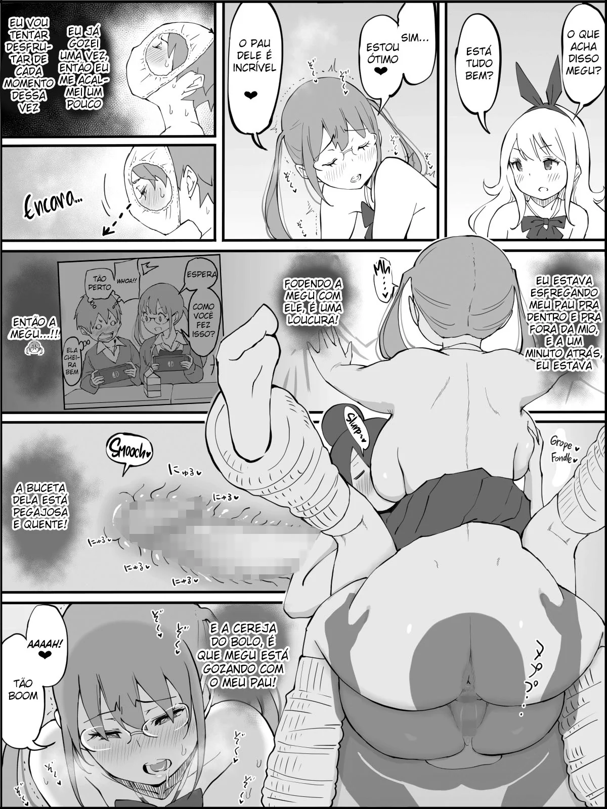 O Harém do Sortudo: Aventuras Escaldantes em Hentai HQ Brasileiro