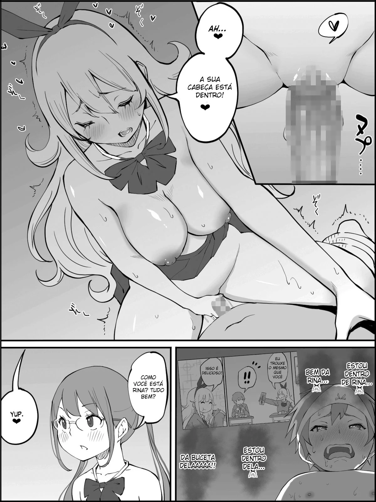 O Harém do Sortudo: Aventuras Escaldantes em Hentai HQ Brasileiro