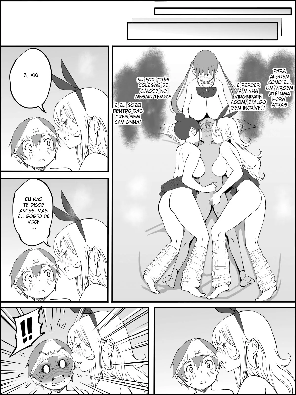 O Harém do Sortudo: Aventuras Escaldantes em Hentai HQ Brasileiro