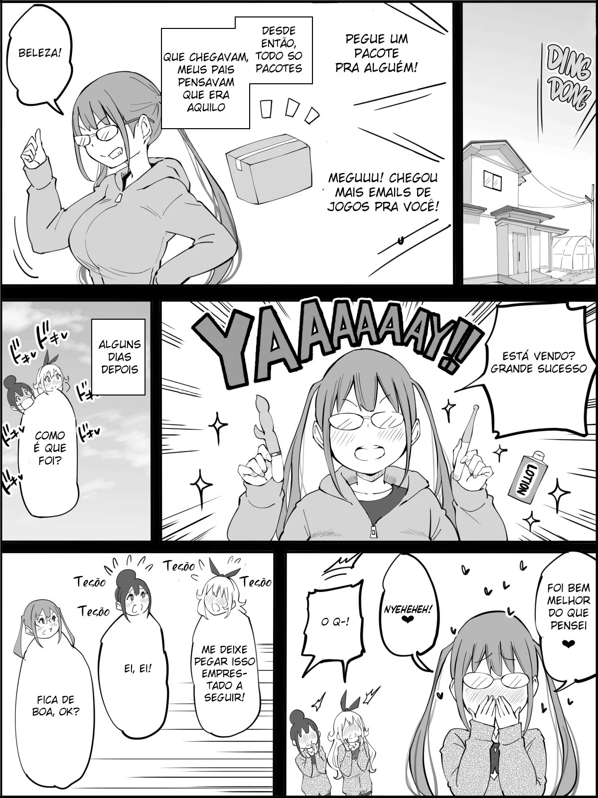 O Harém do Sortudo: Aventuras Escaldantes em Hentai HQ Brasileiro