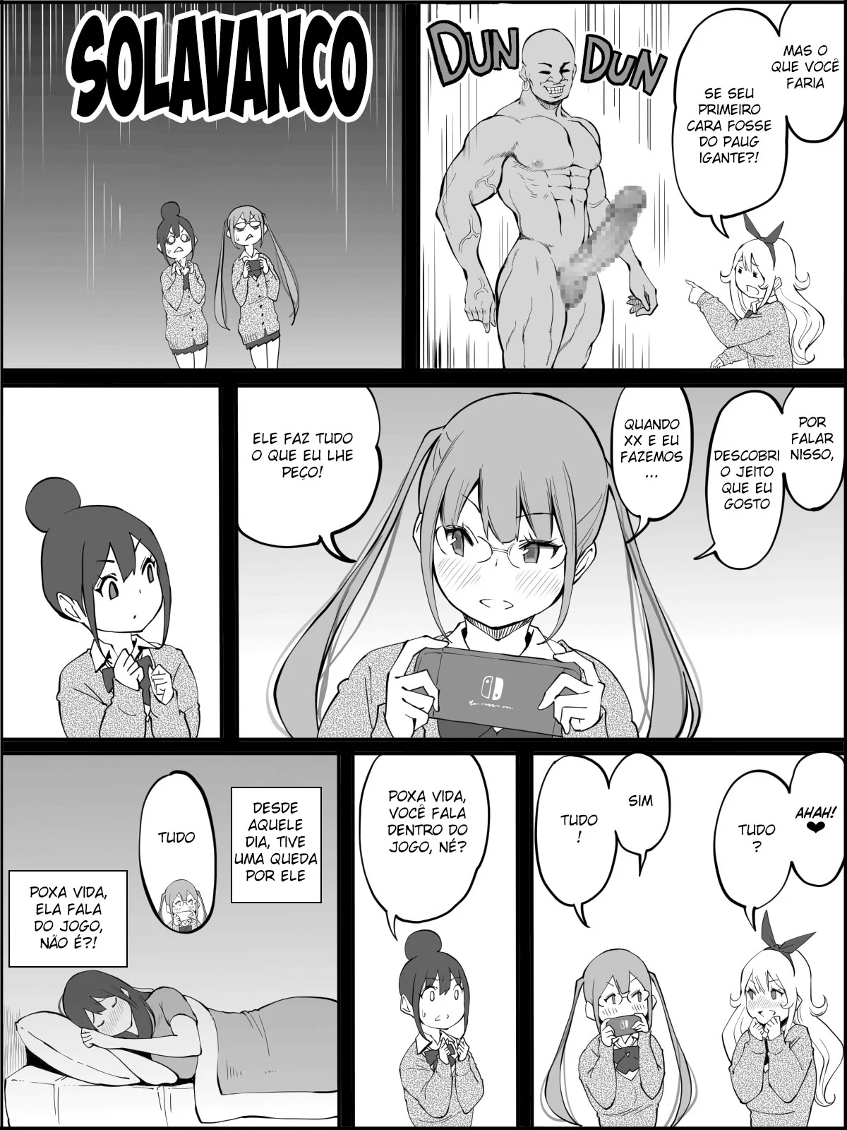 O Harém do Sortudo: Aventuras Escaldantes em Hentai HQ Brasileiro