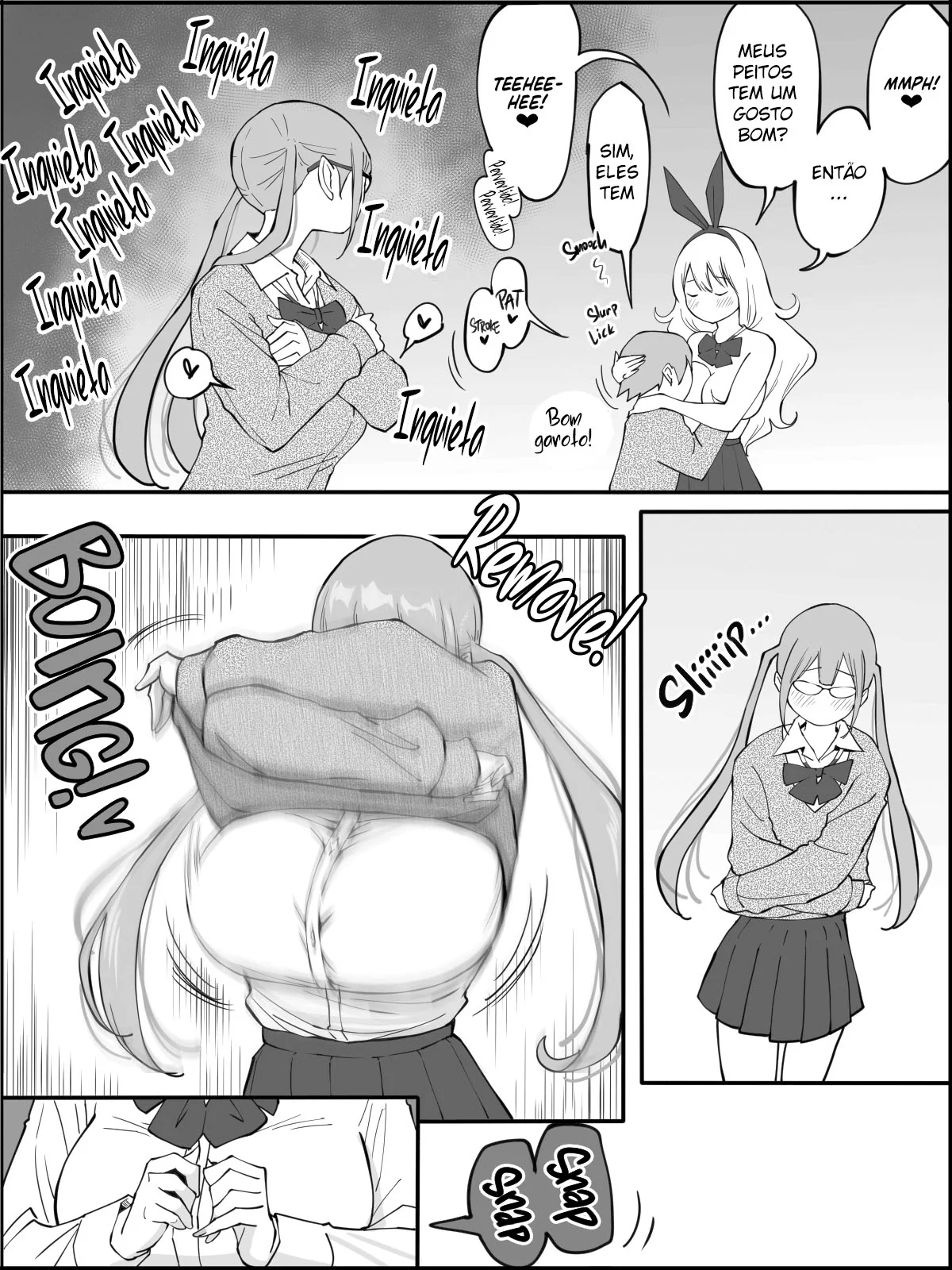 O Harém do Sortudo: Aventuras Escaldantes em Hentai HQ Brasileiro