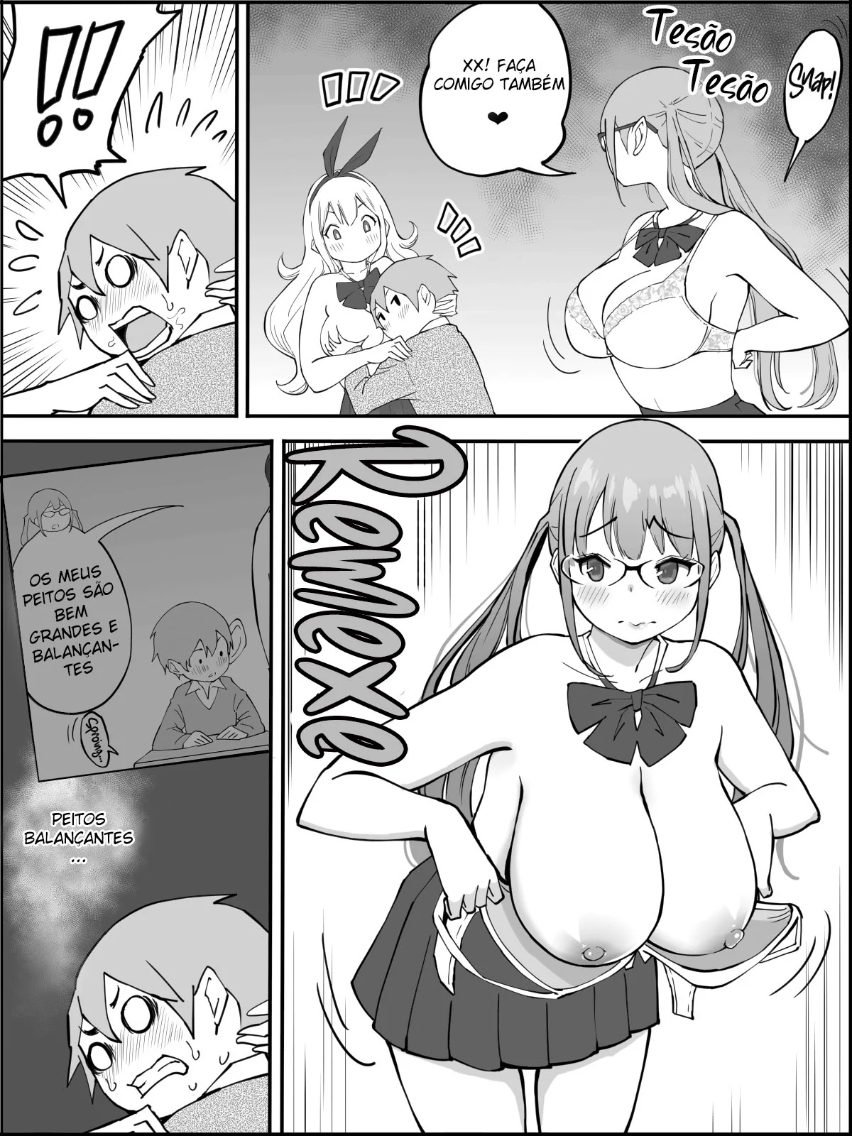 O Harém do Sortudo: Aventuras Escaldantes em Hentai HQ Brasileiro