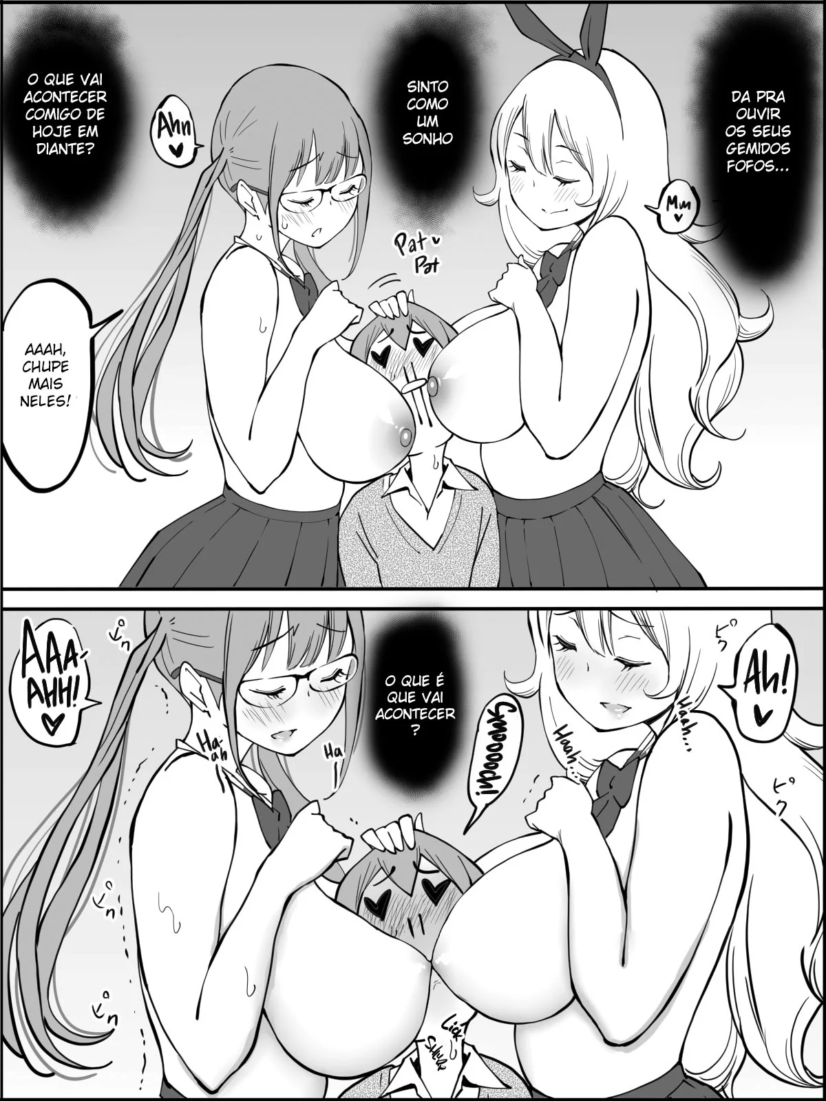 O Harém do Sortudo: Aventuras Escaldantes em Hentai HQ Brasileiro