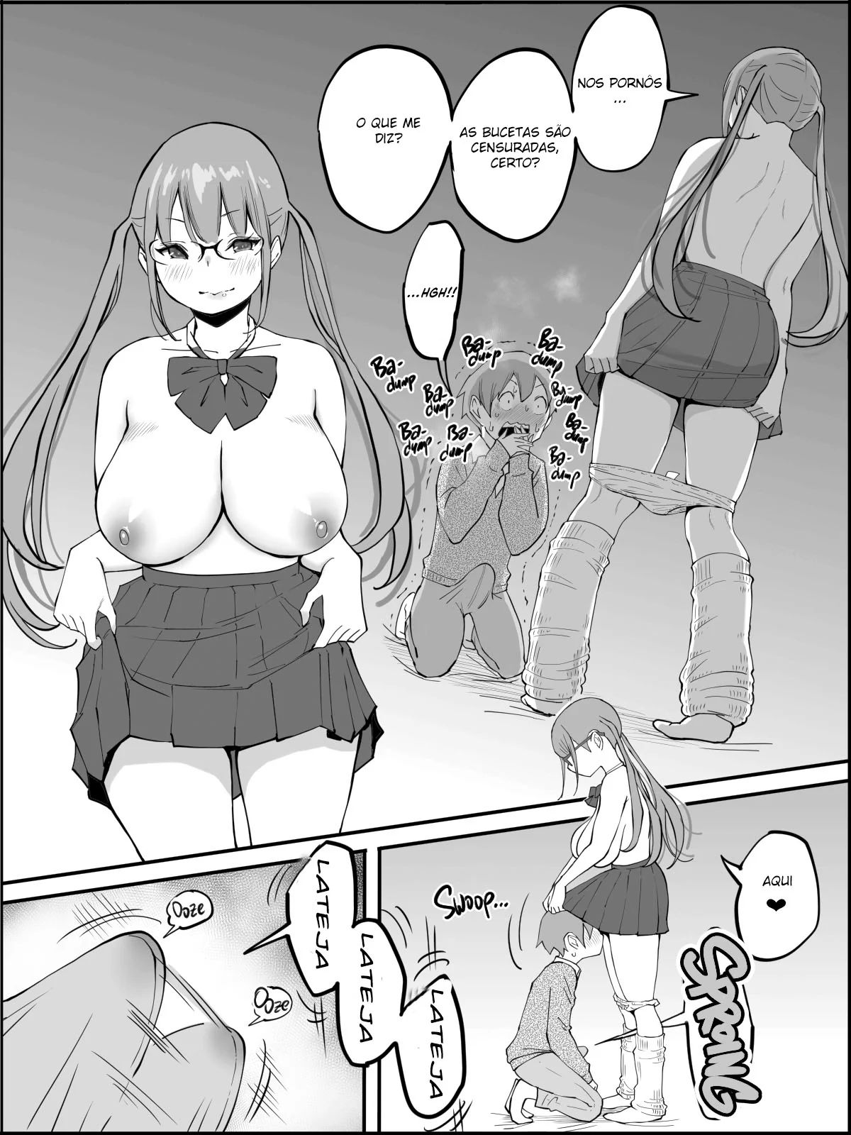 O Harém do Sortudo: Aventuras Escaldantes em Hentai HQ Brasileiro