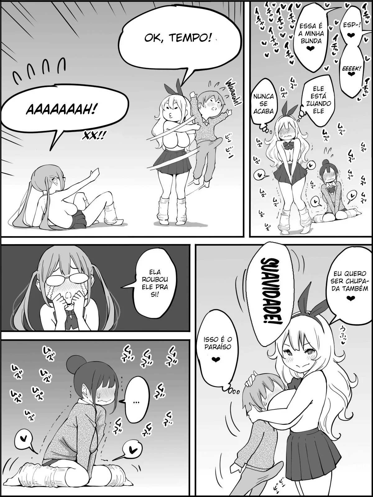 O Harém do Sortudo: Aventuras Escaldantes em Hentai HQ Brasileiro