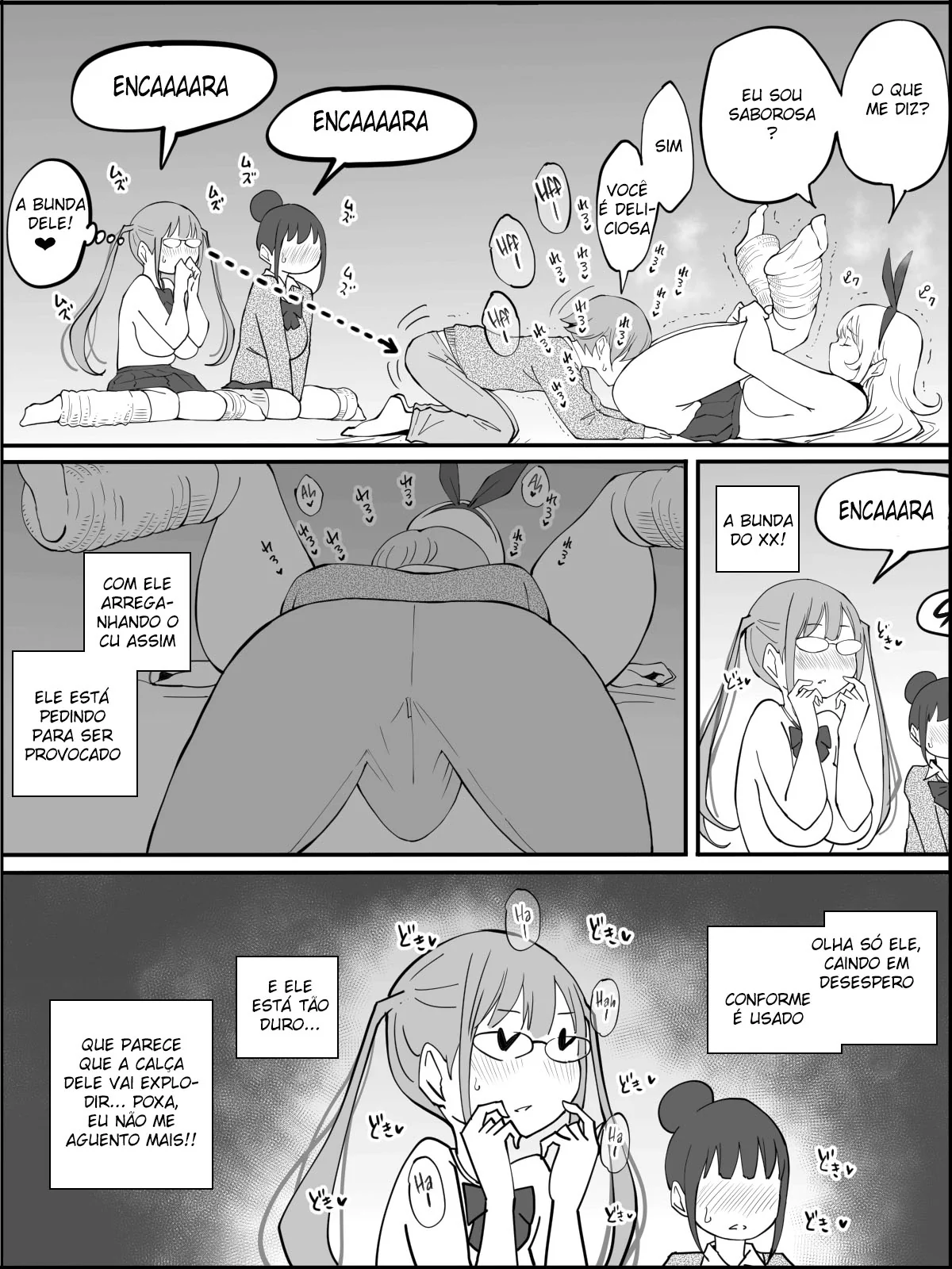 O Harém do Sortudo: Aventuras Escaldantes em Hentai HQ Brasileiro O Harém do Sortudo: Aventuras Escaldantes em Hentai HQ Brasileiro