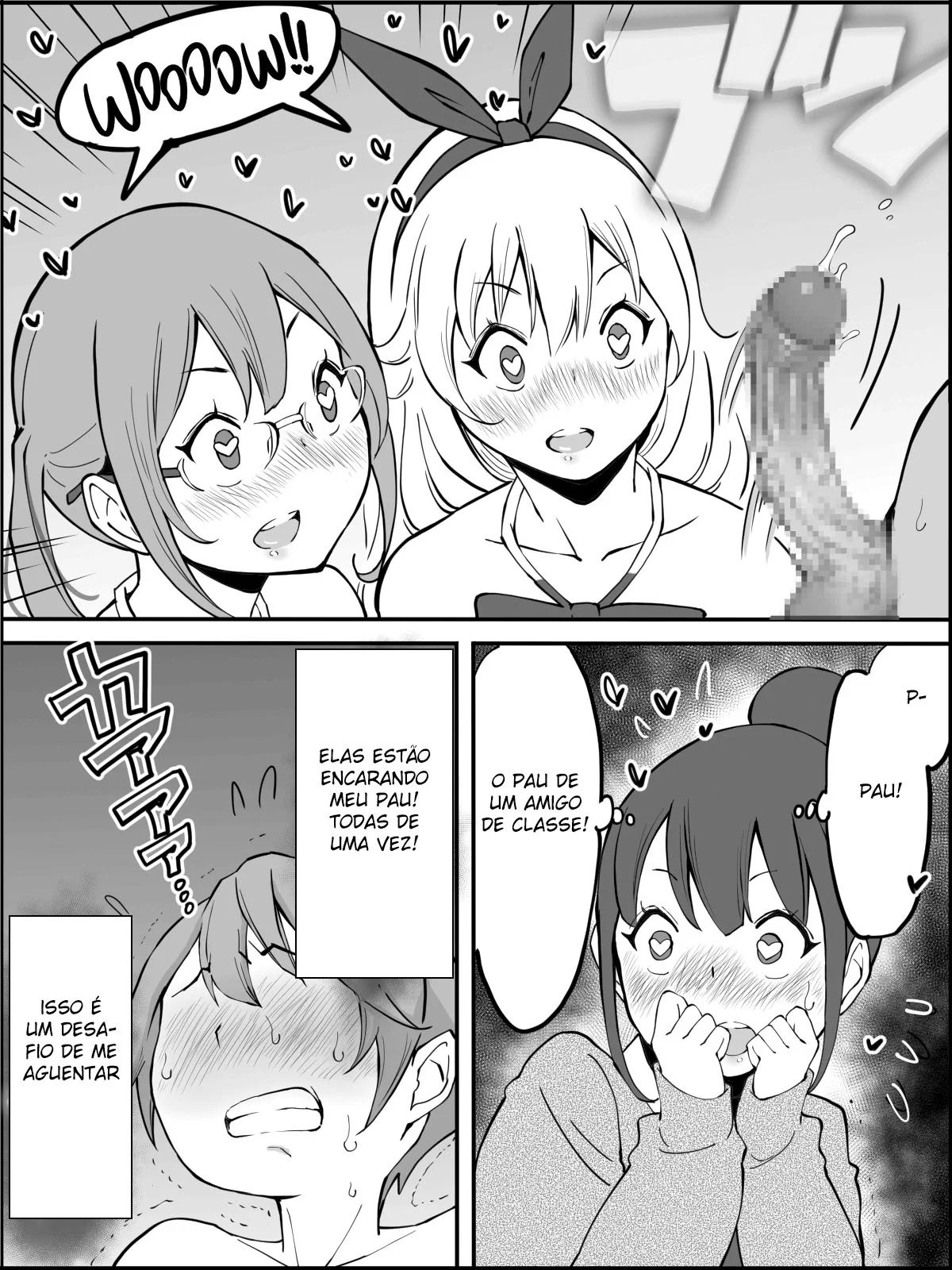 O Harém do Sortudo: Aventuras Escaldantes em Hentai HQ Brasileiro