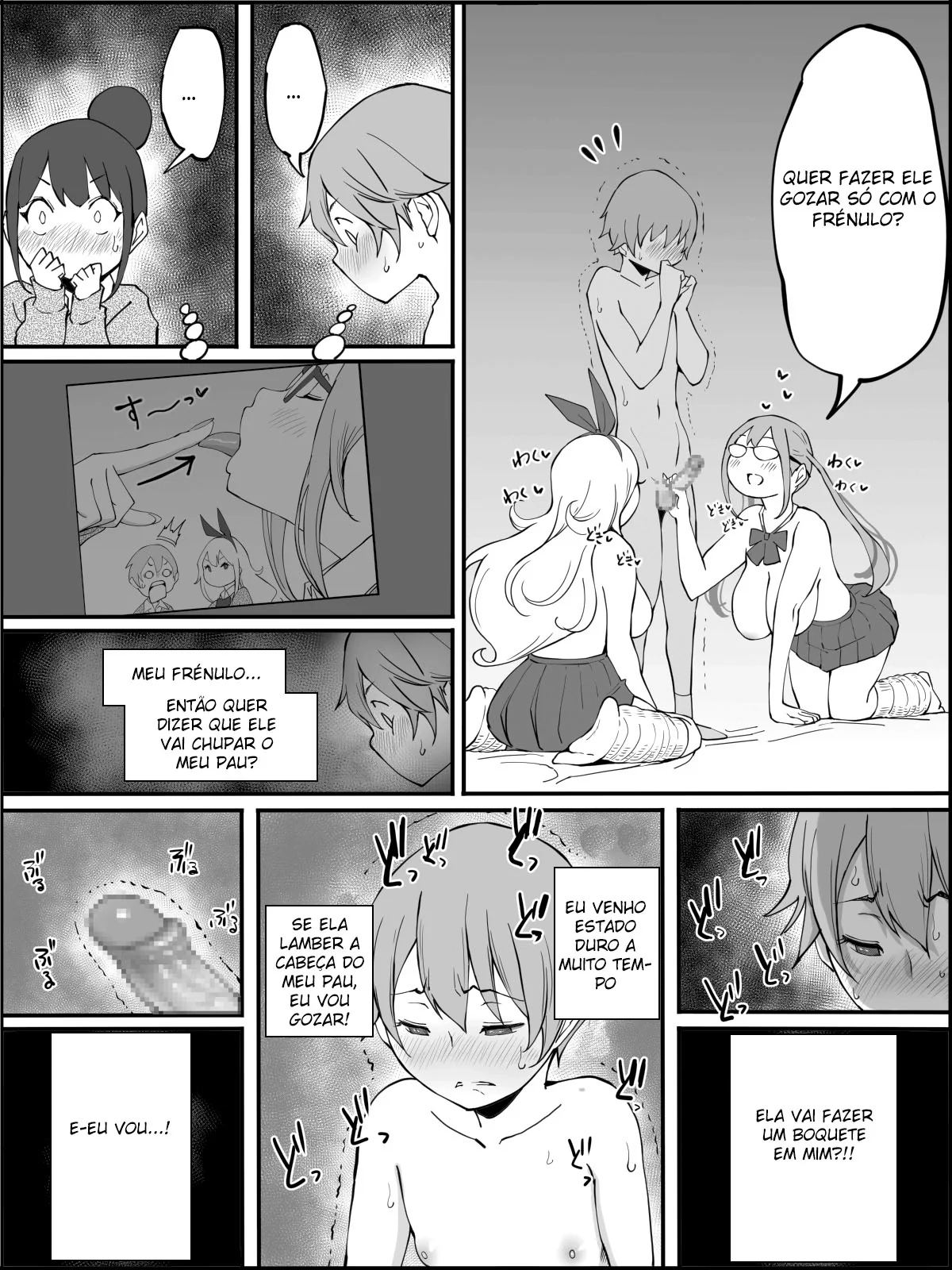 O Harém do Sortudo: Aventuras Escaldantes em Hentai HQ Brasileiro