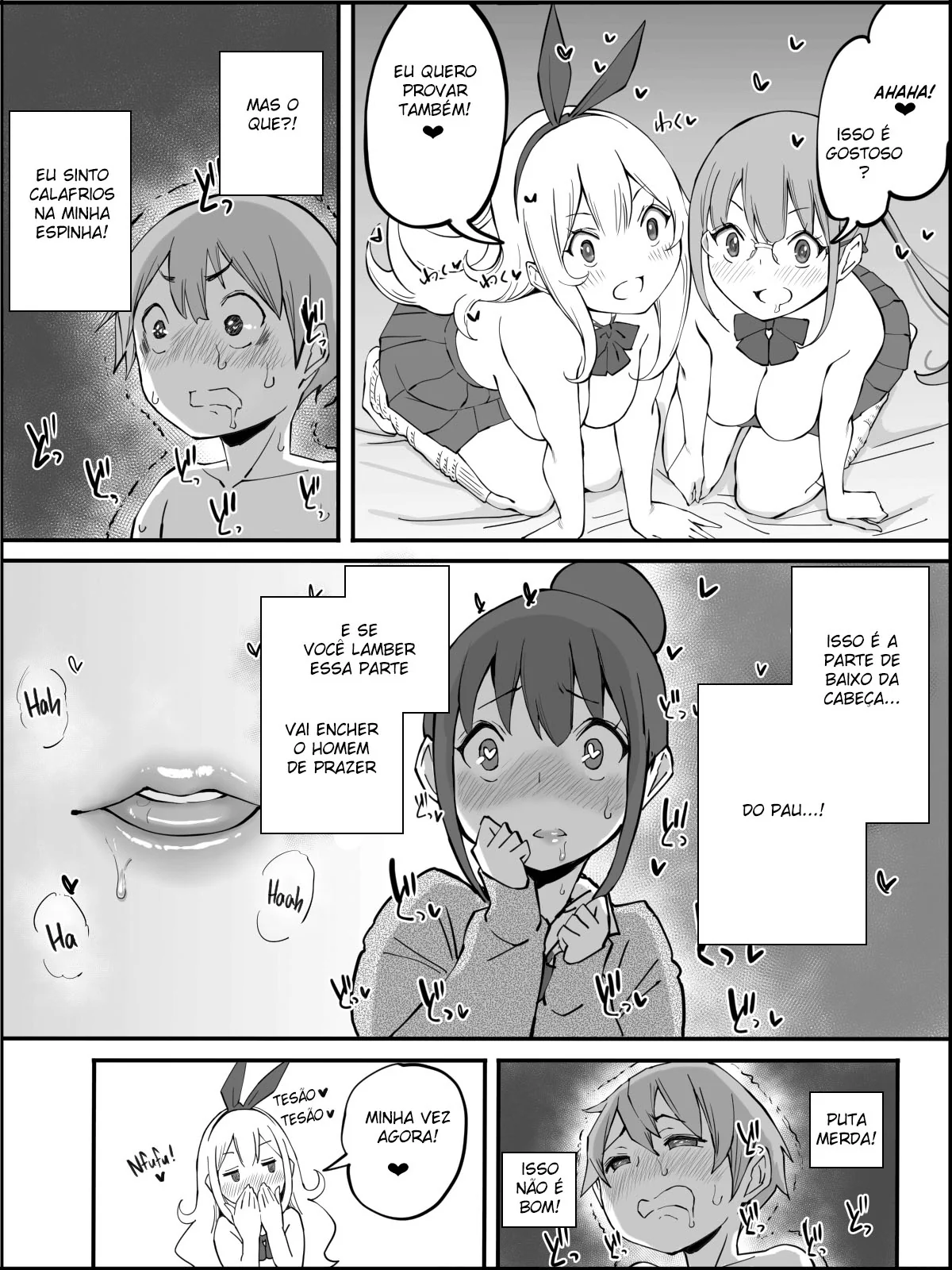 O Harém do Sortudo: Aventuras Escaldantes em Hentai HQ Brasileiro