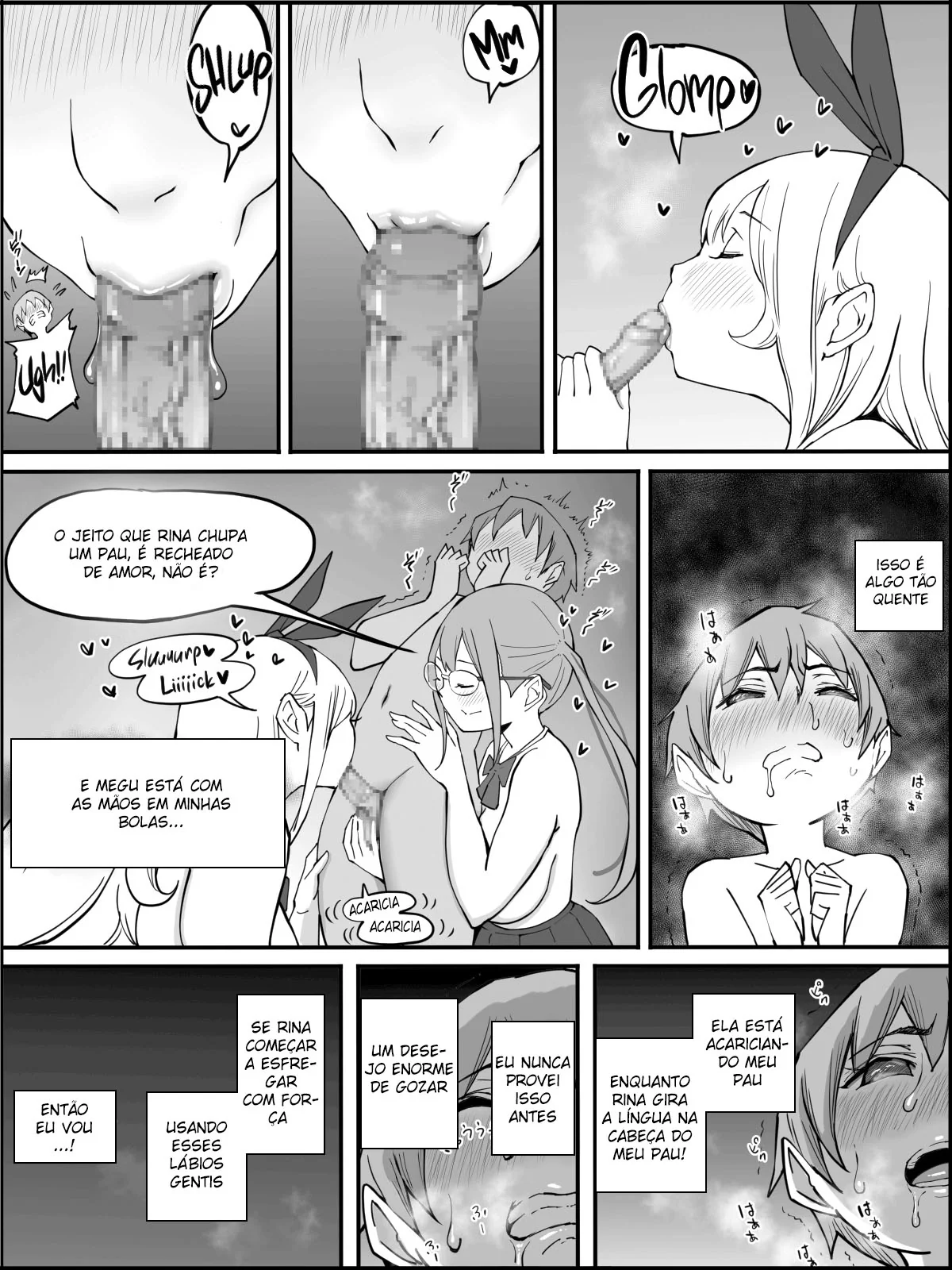 O Harém do Sortudo: Aventuras Escaldantes em Hentai HQ Brasileiro