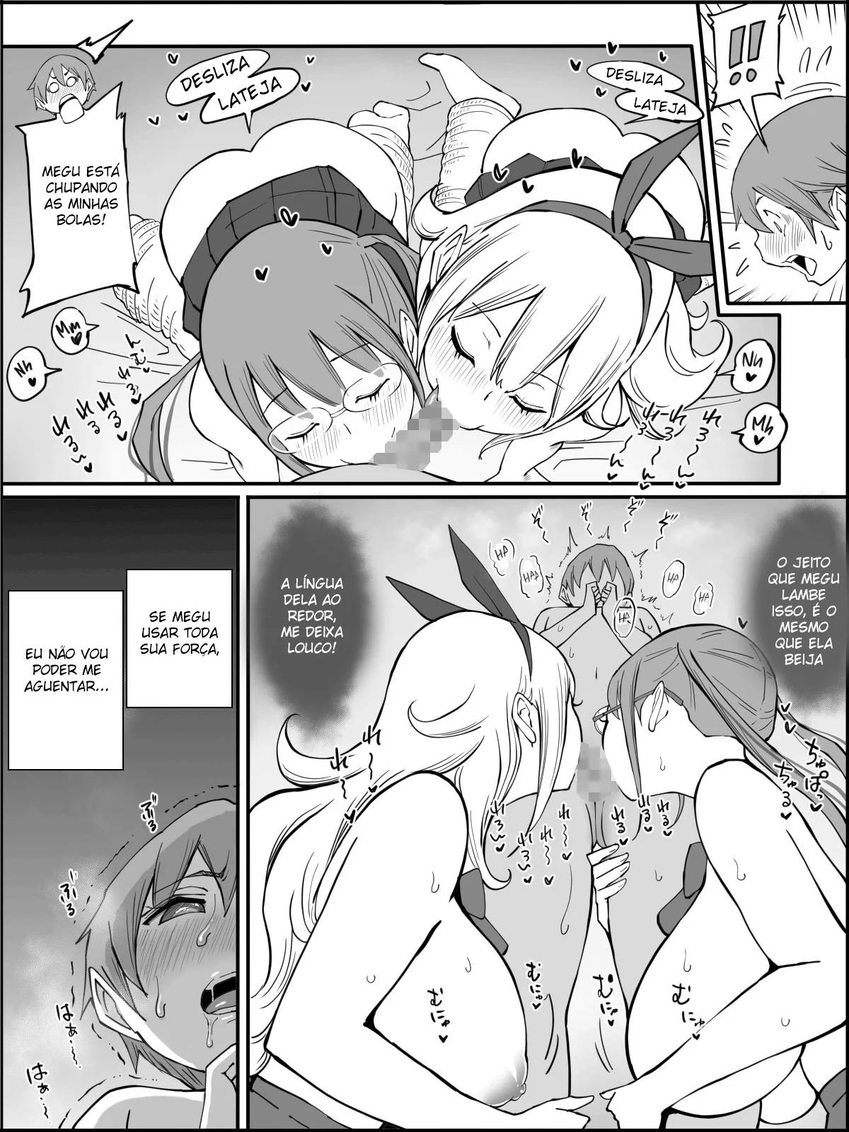 O Harém do Sortudo: Aventuras Escaldantes em Hentai HQ Brasileiro