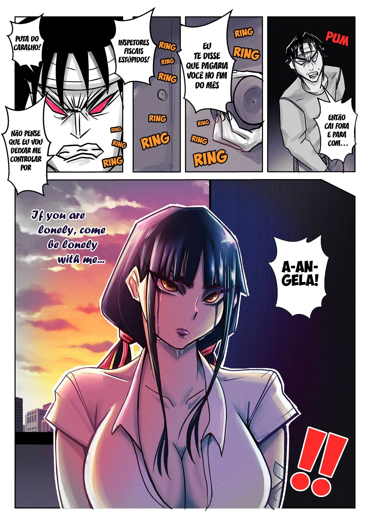 O Nerd Sortudo e a Piranha da Escola - Hentai HQ Brasileiro