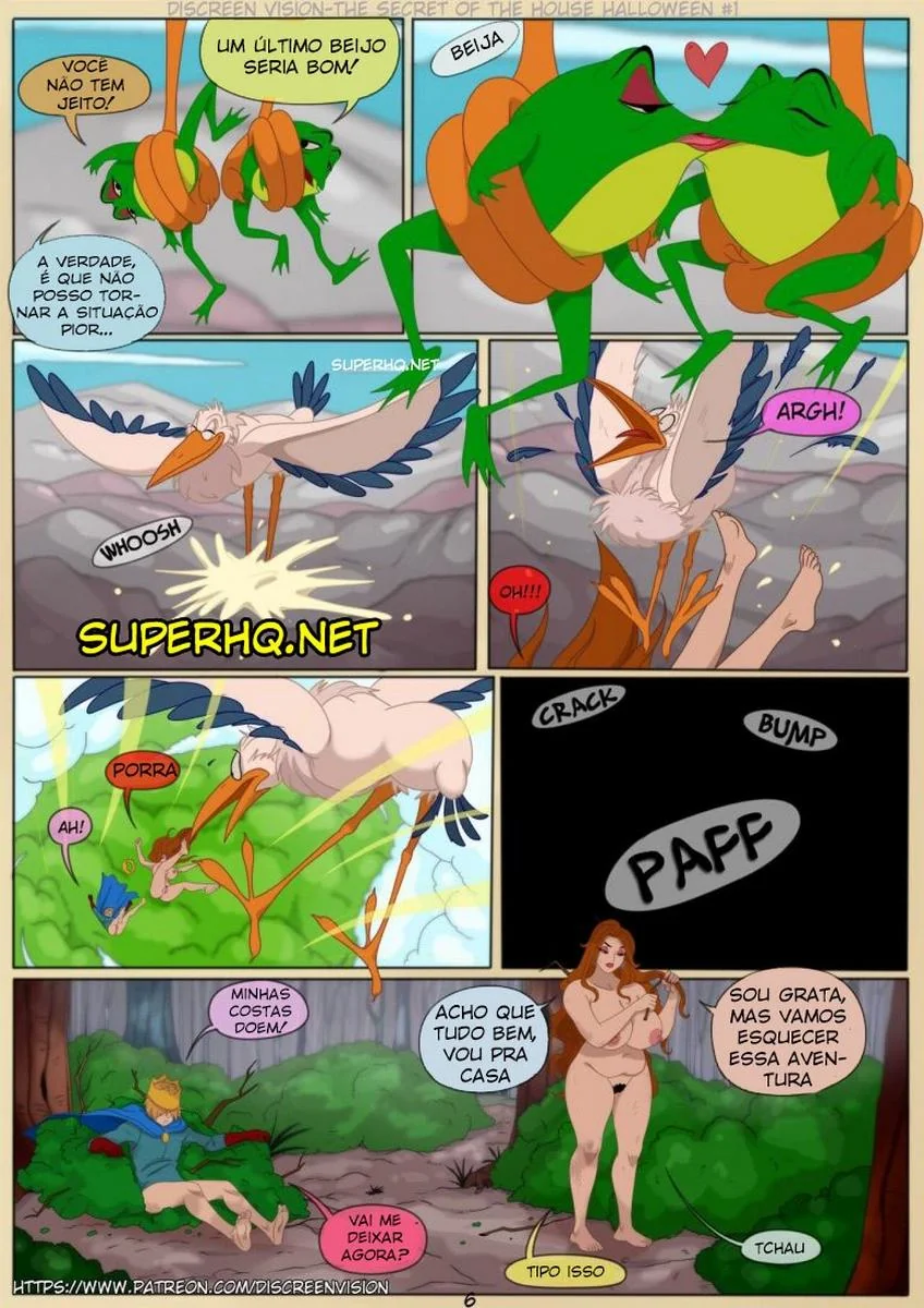 O Príncipe Tarado e o Sapo Piranha - Em Hentai HQ