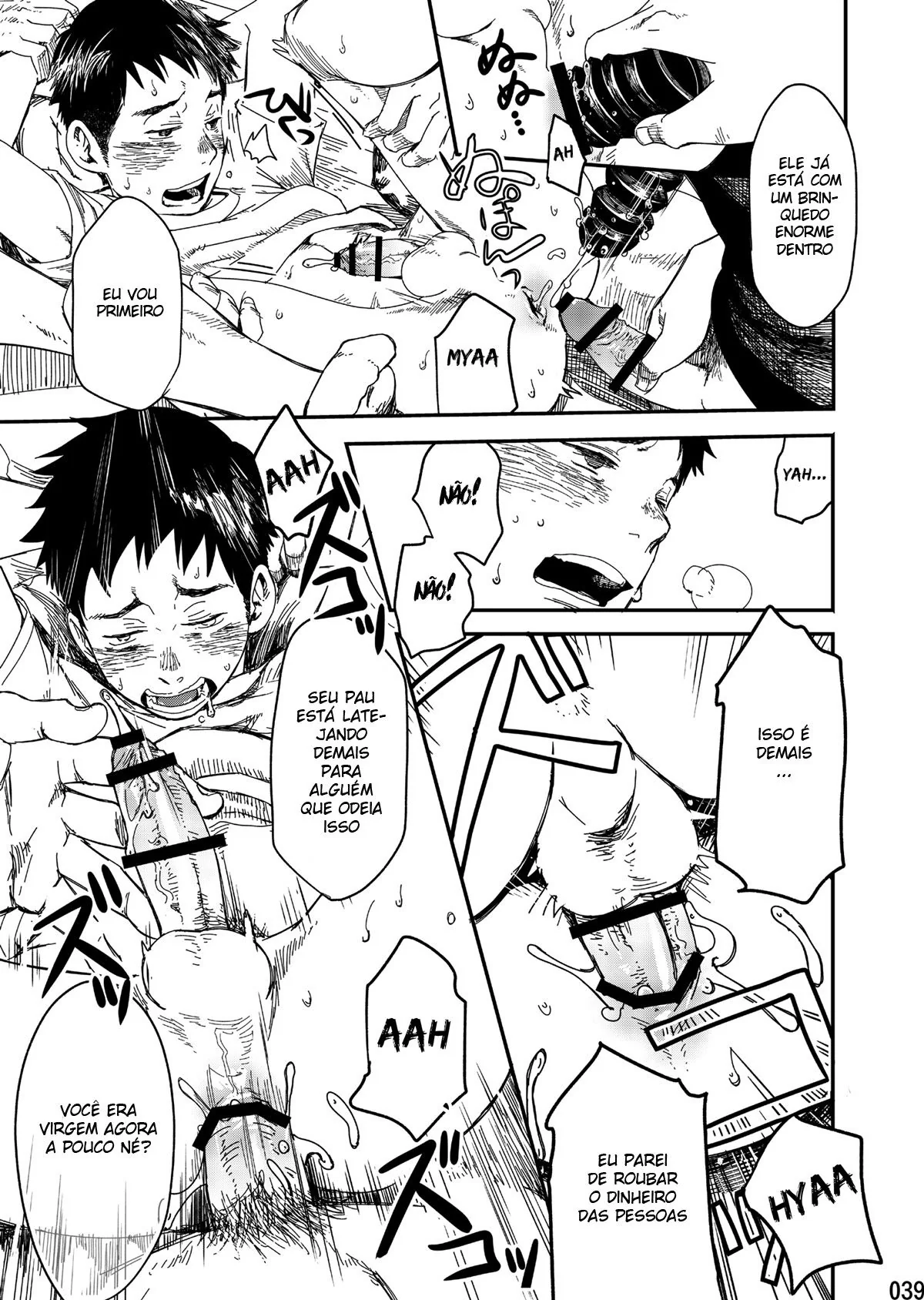 O Safado do Suga - A Piranha do Encontro Gay em Hentai HQ Brasileiro