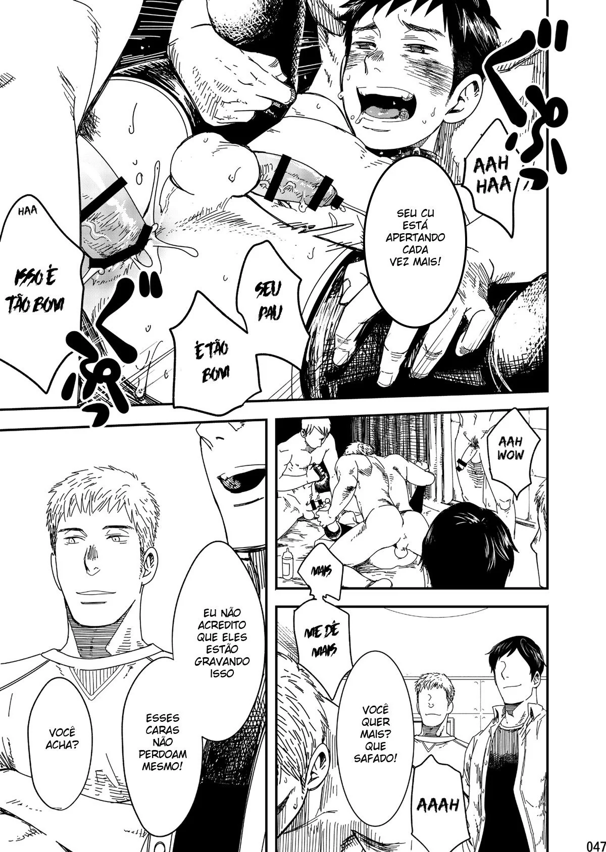 O Safado do Suga - A Piranha do Encontro Gay em Hentai HQ Brasileiro