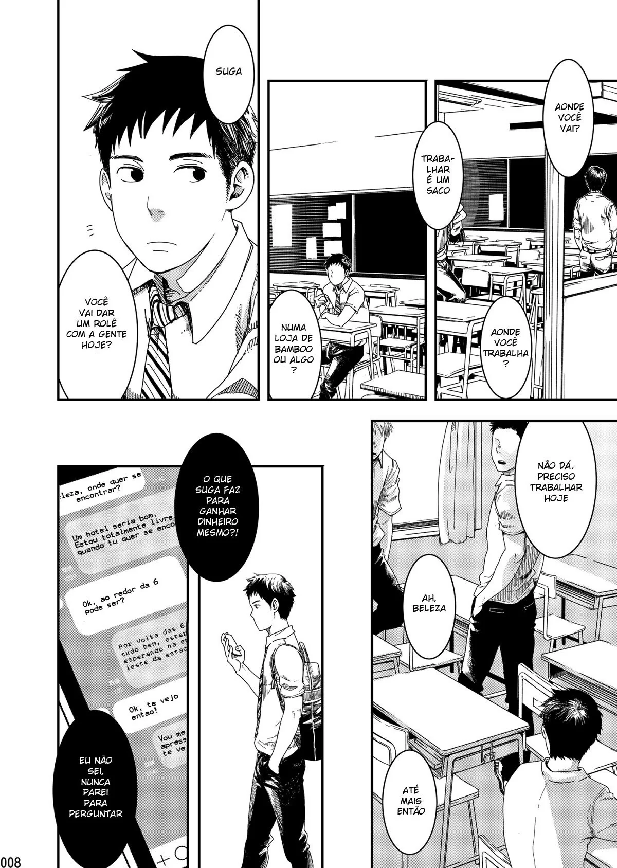 O Safado do Suga - A Piranha do Encontro Gay em Hentai HQ Brasileiro